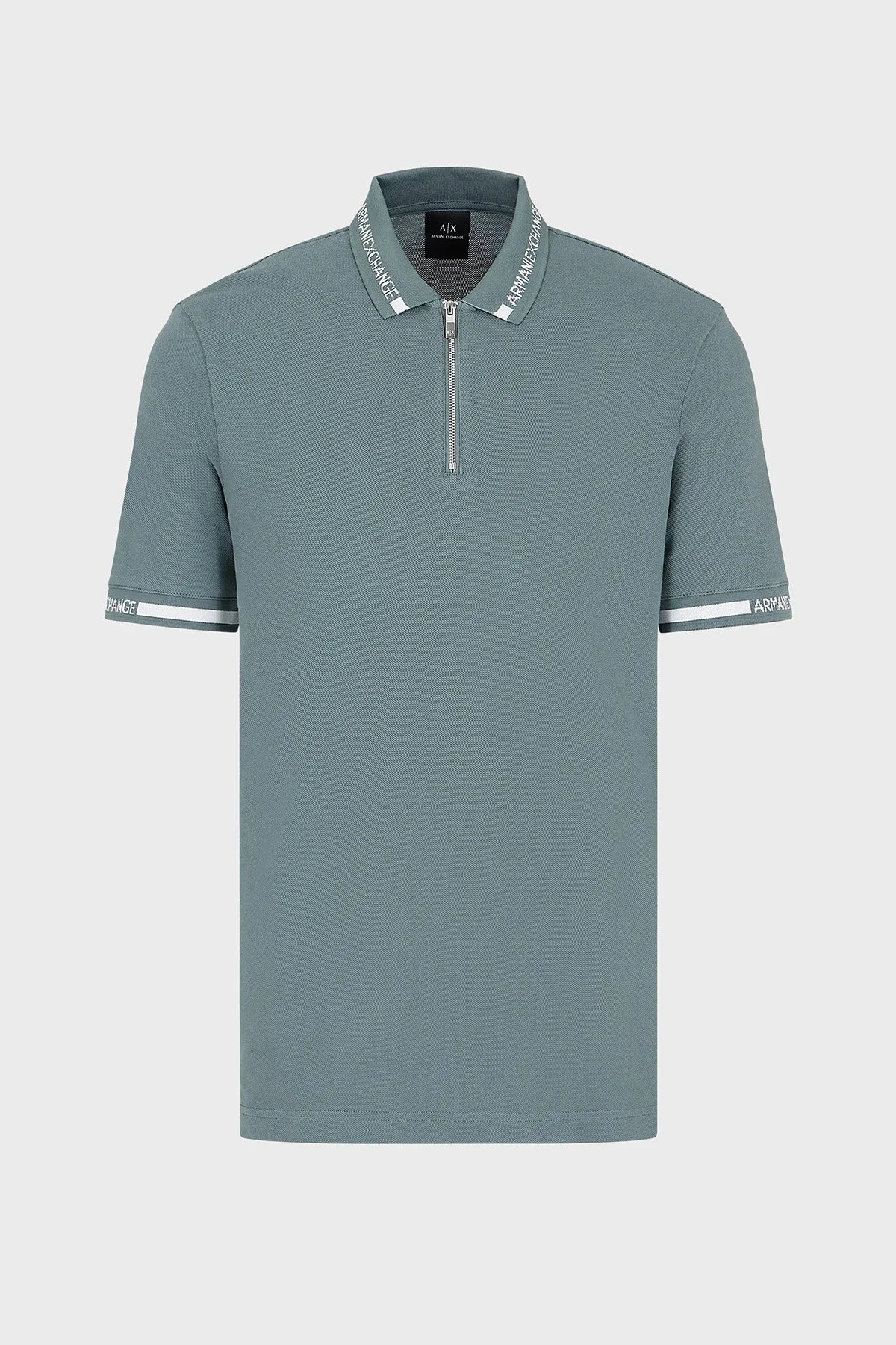 Armani Exchange Pamuklu Regular Fit Erkek Polo Yaka T Shirt 3DZFLH ZJM5Z 1888 MİNT - 5