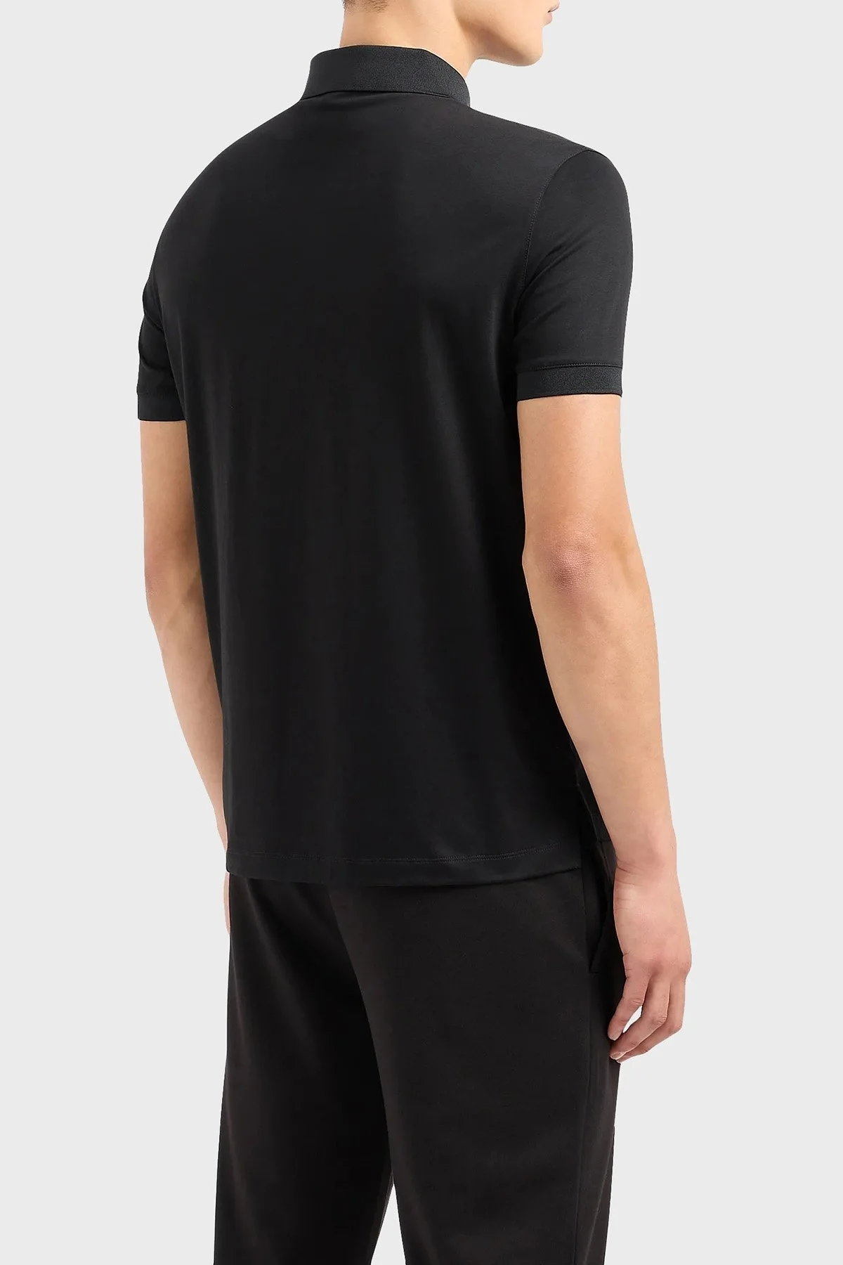 Armani Exchange Pamuklu Regular Fit Erkek Polo Yaka T Shirt 3DZFSA ZJ9AZ 1200 SİYAH - 2