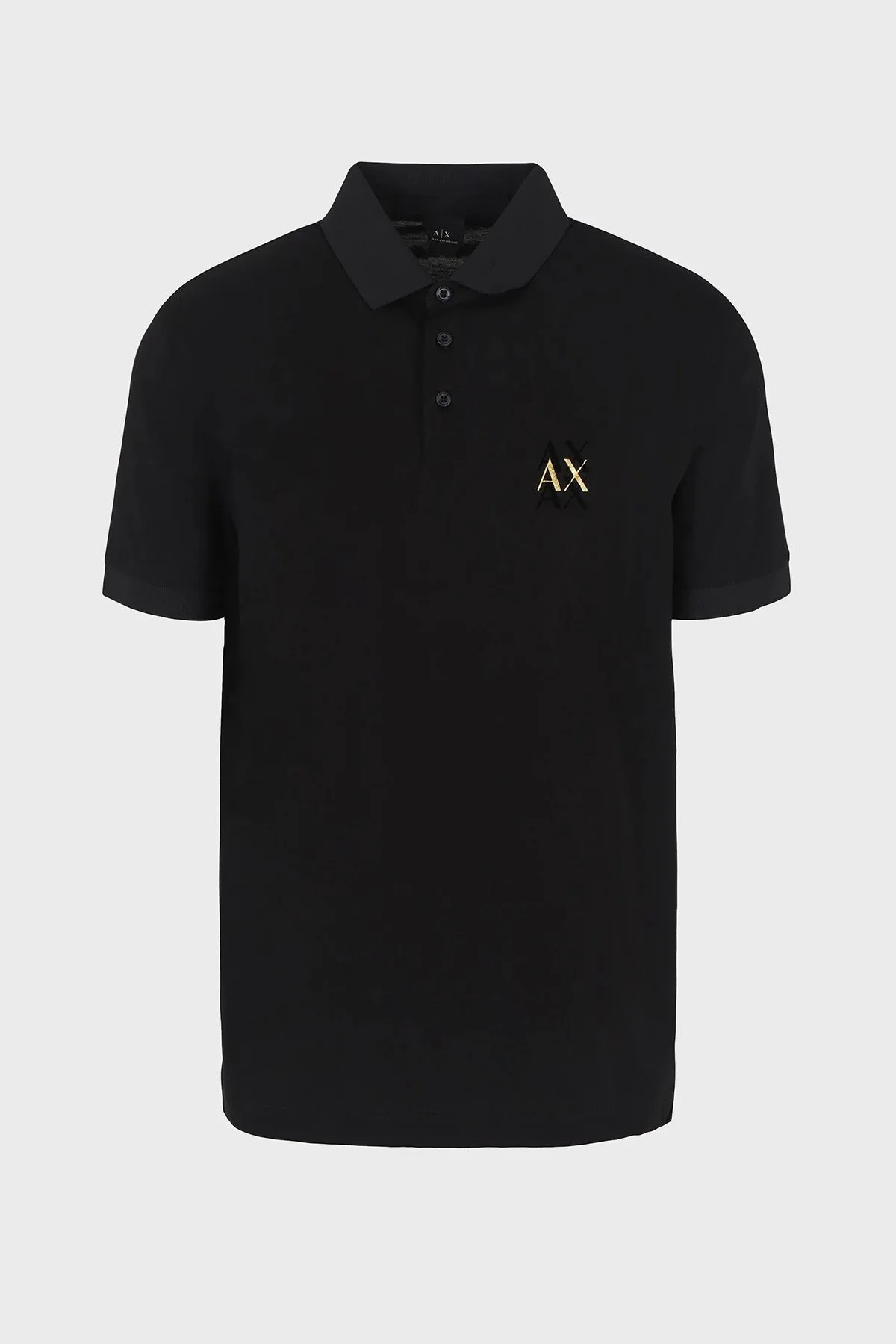 Armani Exchange Pamuklu Regular Fit Erkek Polo Yaka T Shirt 3DZFSA ZJ9AZ 1200 SİYAH - 5