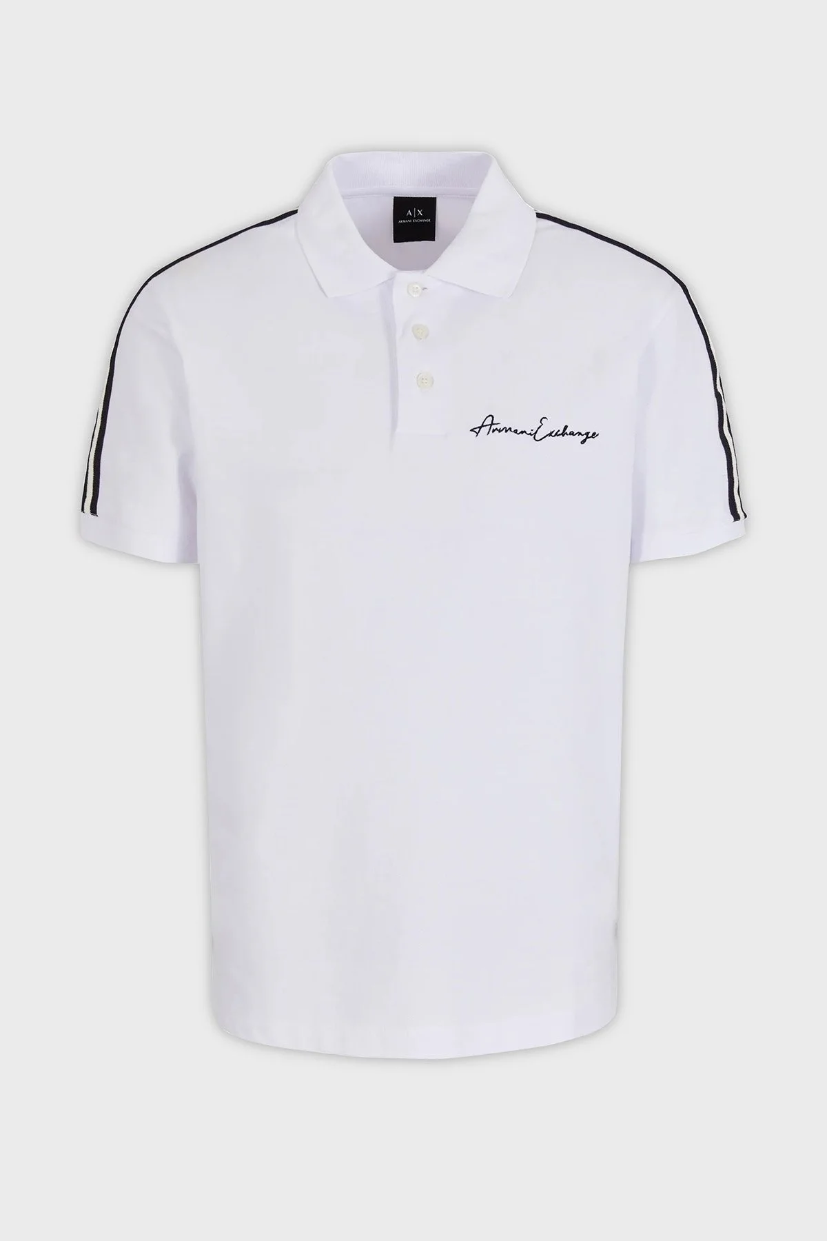 Armani Exchange Pamuklu Regular Fit Erkek Polo Yaka T Shirt 8NZFSG ZJ81Z 1100 BEYAZ - 5