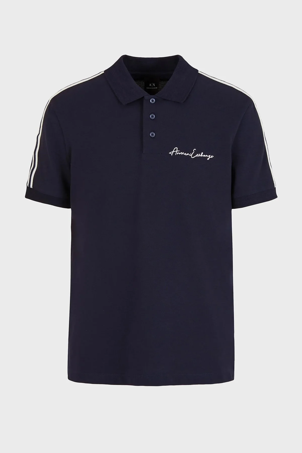 Armani Exchange Pamuklu Regular Fit Erkek Polo Yaka T Shirt 8NZFSG ZJ81Z 1510 LACİVERT - 5