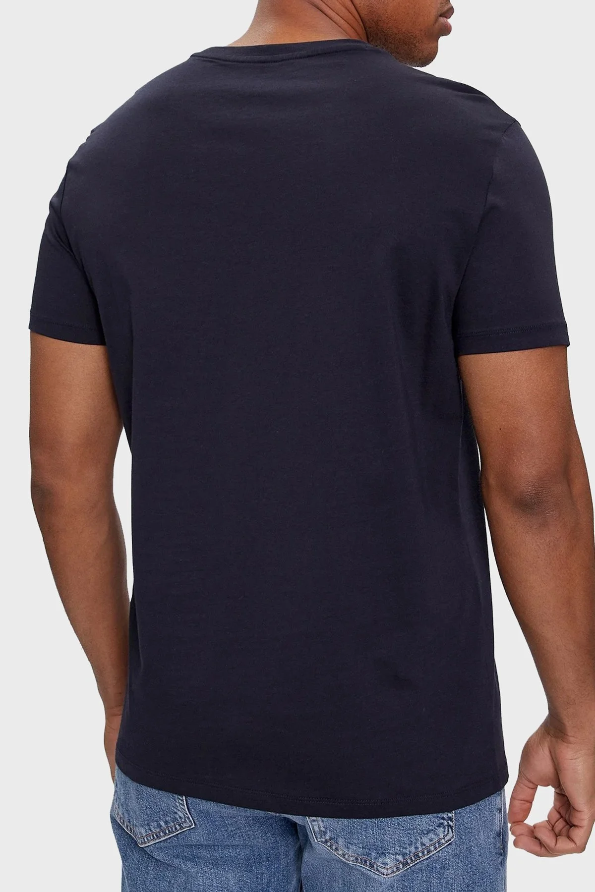 Armani Exchange Pamuklu Regular Fit Erkek T Shirt 3DZTHQ ZJBYZ 15CX LACİVERT - 2
