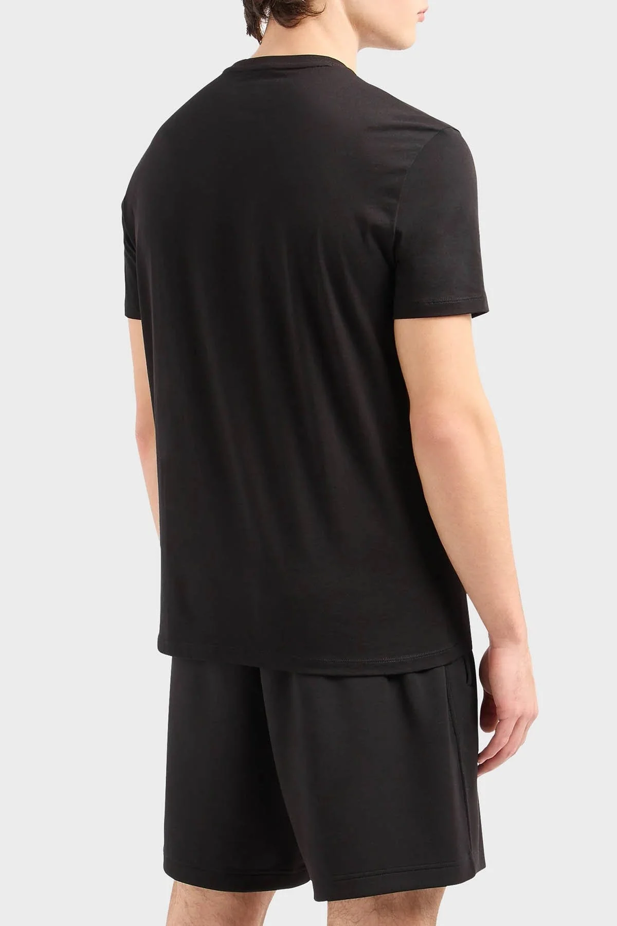 Armani Exchange Pamuklu Regular Fit Erkek T Shirt 3DZTJB ZJBYZ 1200 SİYAH - 7