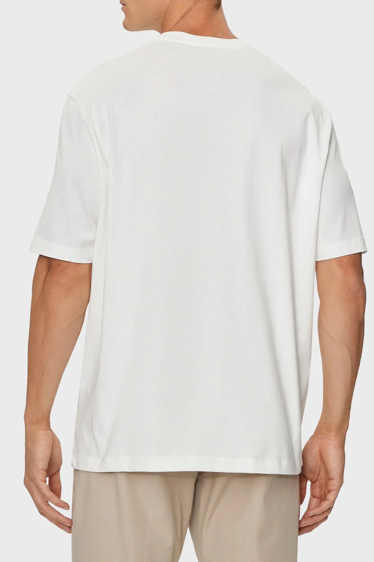 Armani Exchange Pamuklu Regular Fit Erkek T Shirt 6DZTLE ZJ9JZ 1116 BEYAZ - 3