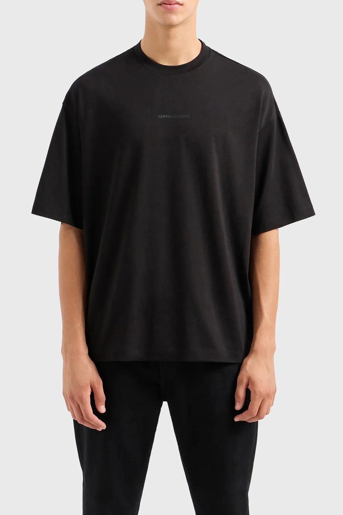 Armani Exchange Pamuklu Regular Fit Erkek T Shirt 6DZTLS ZJLFZ 1200 SİYAH - 6