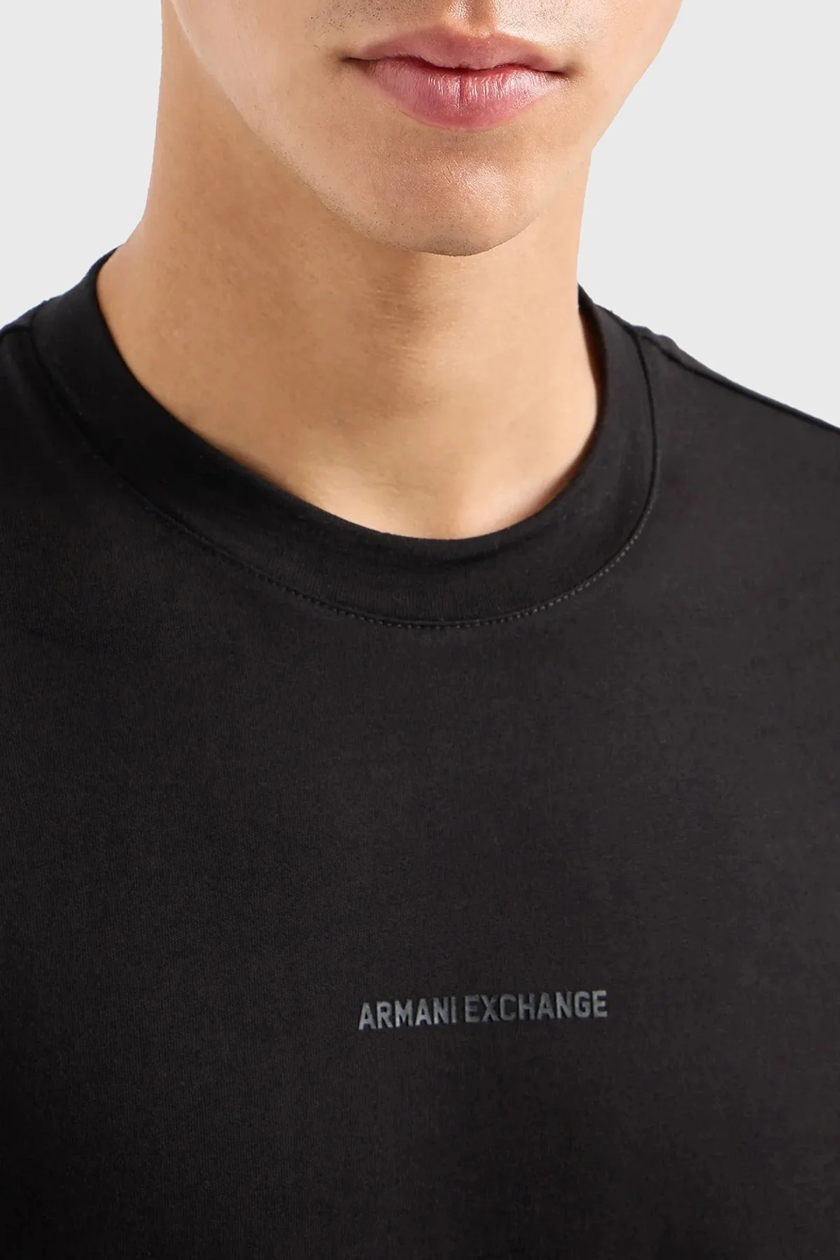 Armani Exchange Pamuklu Regular Fit Erkek T Shirt 6DZTLS ZJLFZ 1200 SİYAH - 19