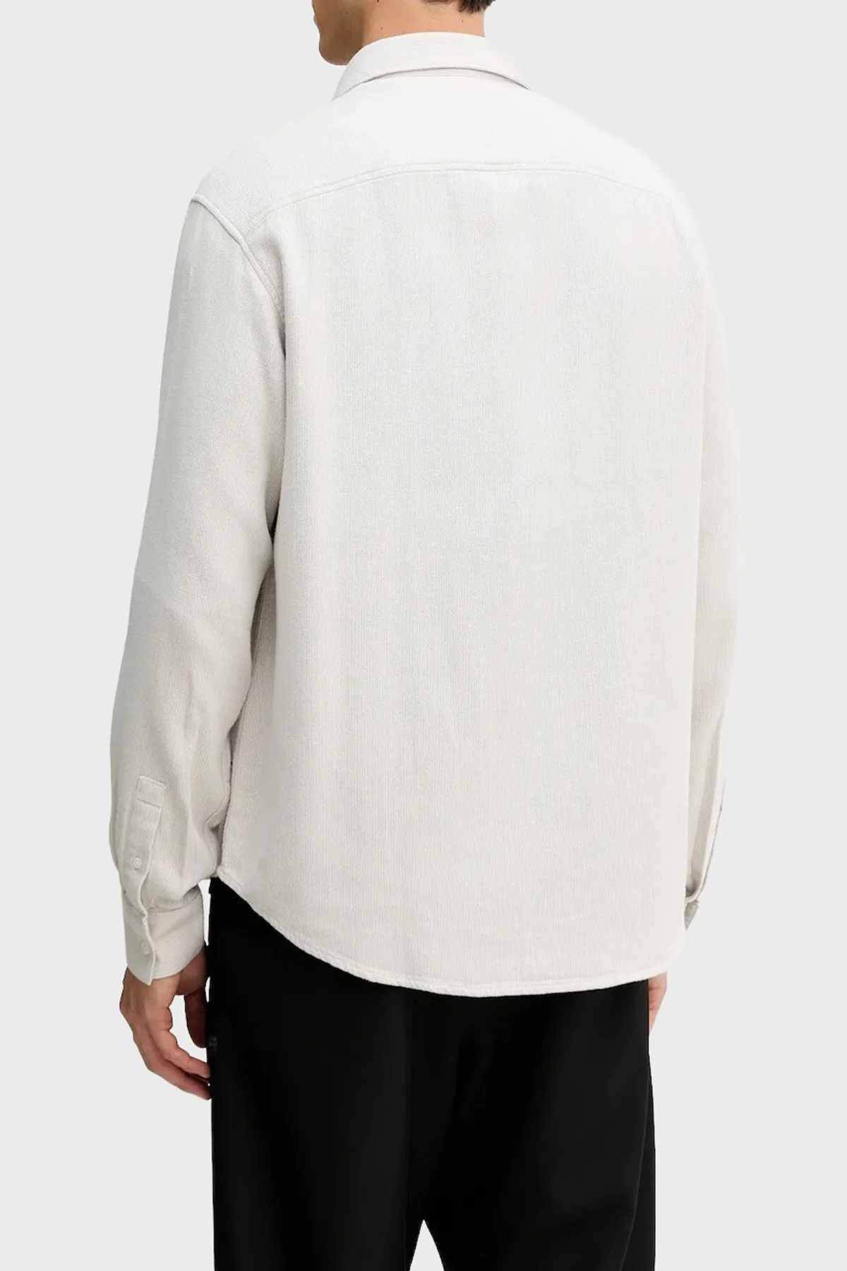 Armani Exchange Pamuklu Regular Fit Fermuarlı Cepli Erkek Gömlek XM001140 AF16611 F1020 EKRU - 3