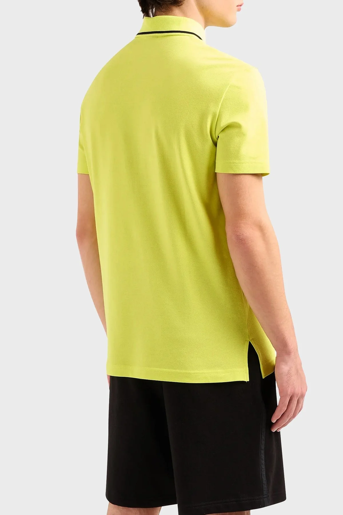 Armani Exchange Pamuklu Regular Fit Fermuarlı Erkek Polo Yaka T Shirt 3DZFJA ZJXHZ 1694 FISTIK YEŞİL - 7