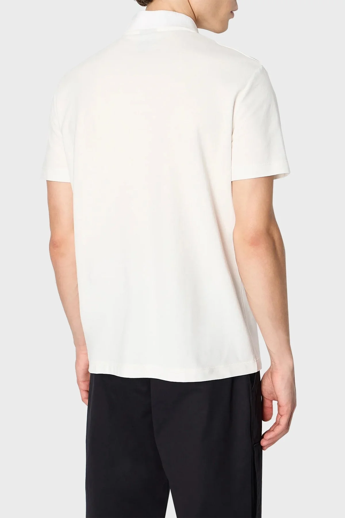 Armani Exchange Pamuklu Regular Fit Fermuarlı Erkek Polo Yaka T Shirt 6RZFHF ZJYCZ 1116 BEYAZ - 2