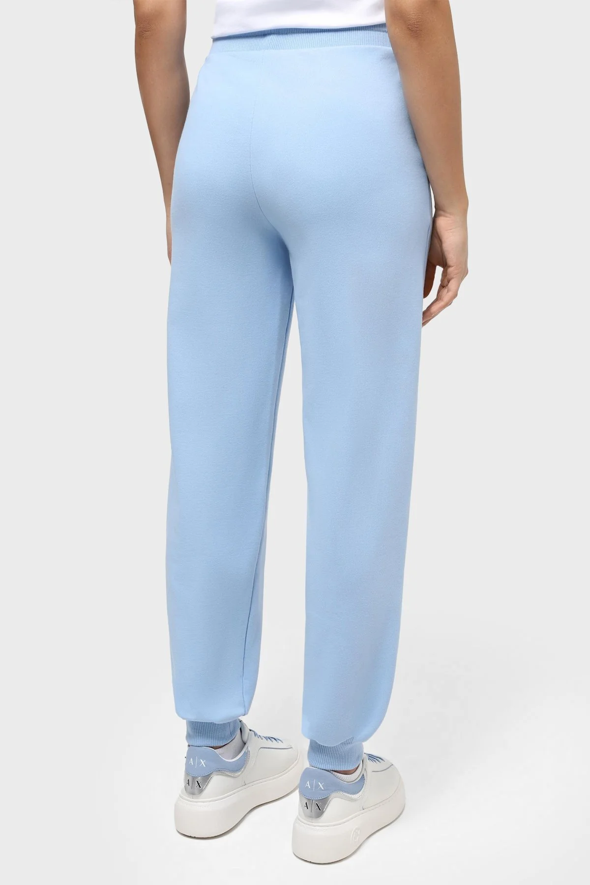 Armani Exchange Pamuklu Regular Fit Jogger Kadın Pantolon 3DYP75 YJFEZ 15DD MAVİ - 3