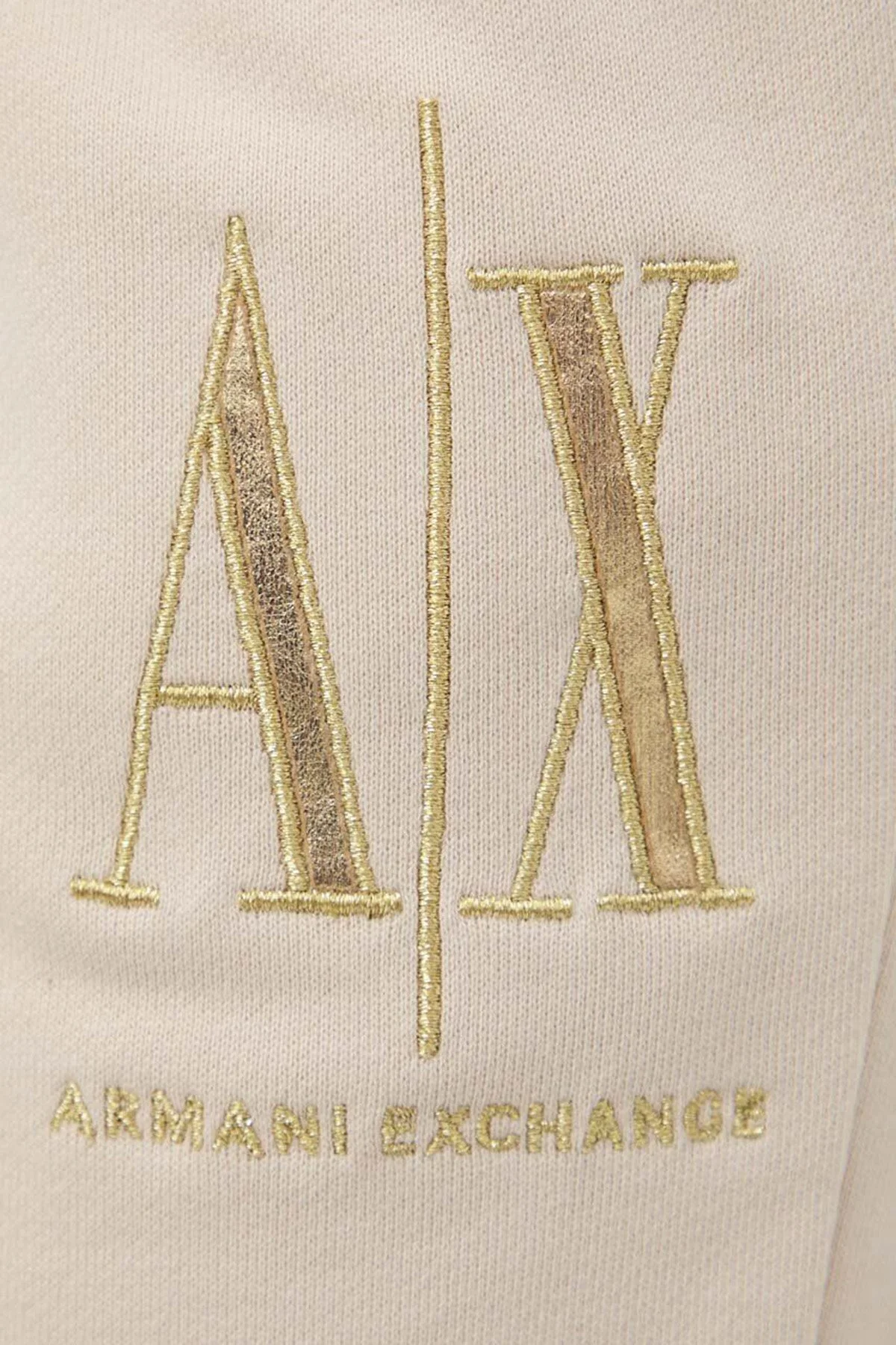 Armani Exchange Pamuklu Regular Fit Jogger Bayan Pantolon 8NYPMX YJ68Z 1787 BEJ - 4