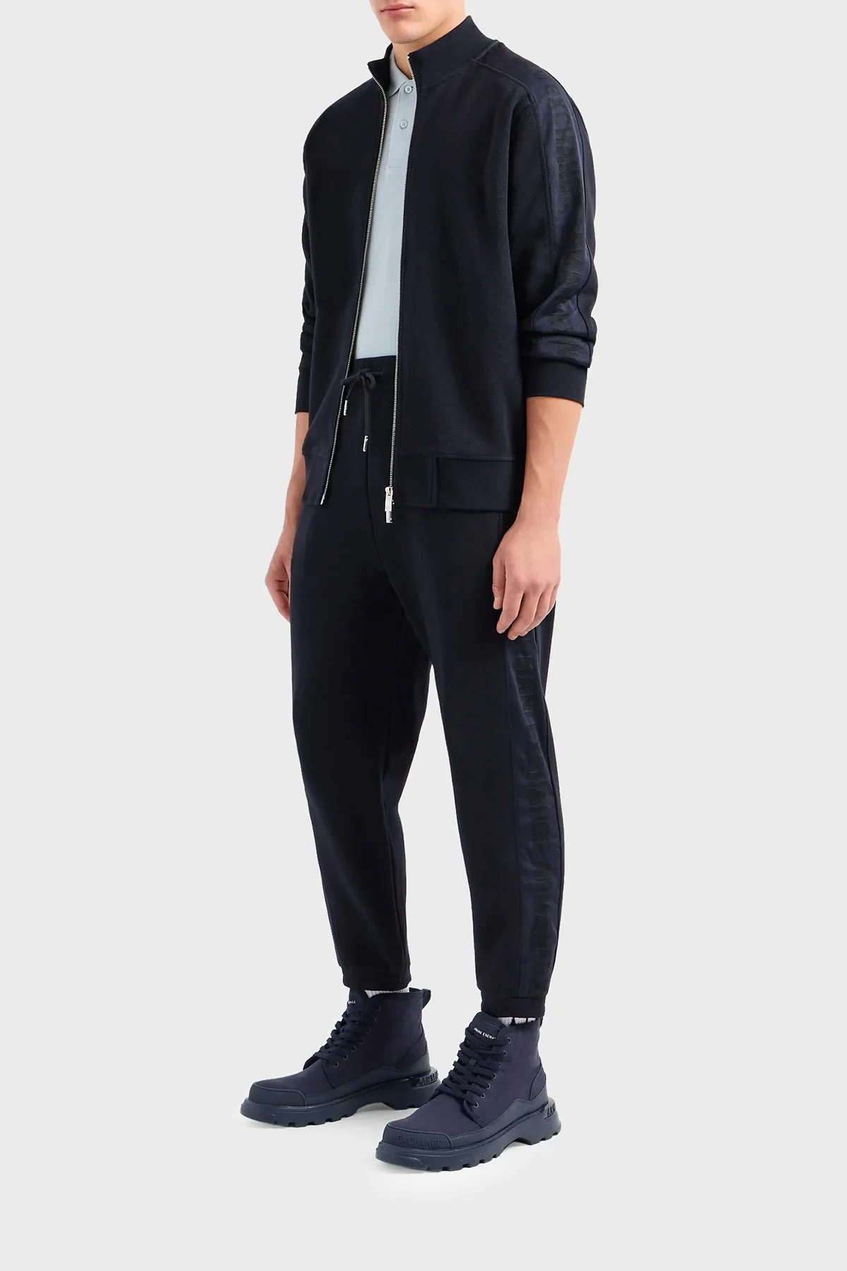 Armani Exchange Pamuklu Regular Fit Jogger Erkek Pantolon 3DZPLA ZJLGZ 1583 LACİVERT - 3