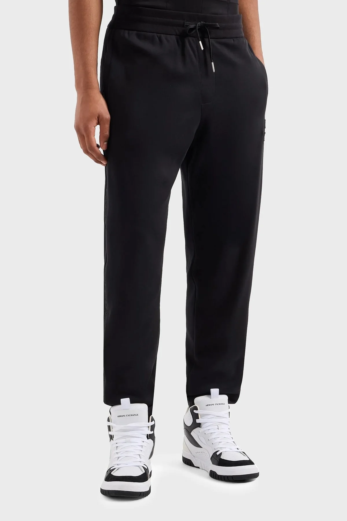 Armani Exchange Pamuklu Regular Fit Jogger Erkek Pantolon 6DZPLC ZJNNZ 1200 SİYAH - 1