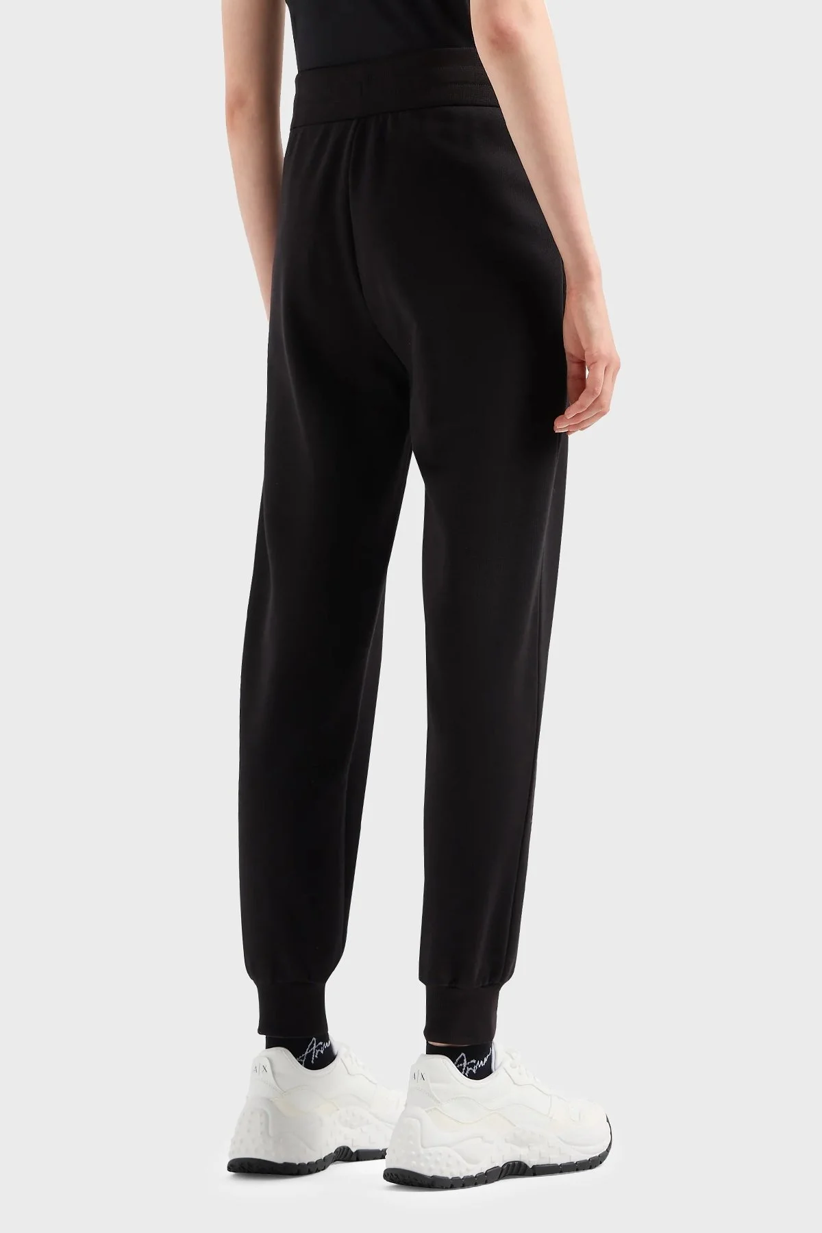 Armani Exchange Pamuklu Regular Fit Jogger Spor Bayan Pantolon 3DYPAG YJ68Z 1200 SİYAH - 2