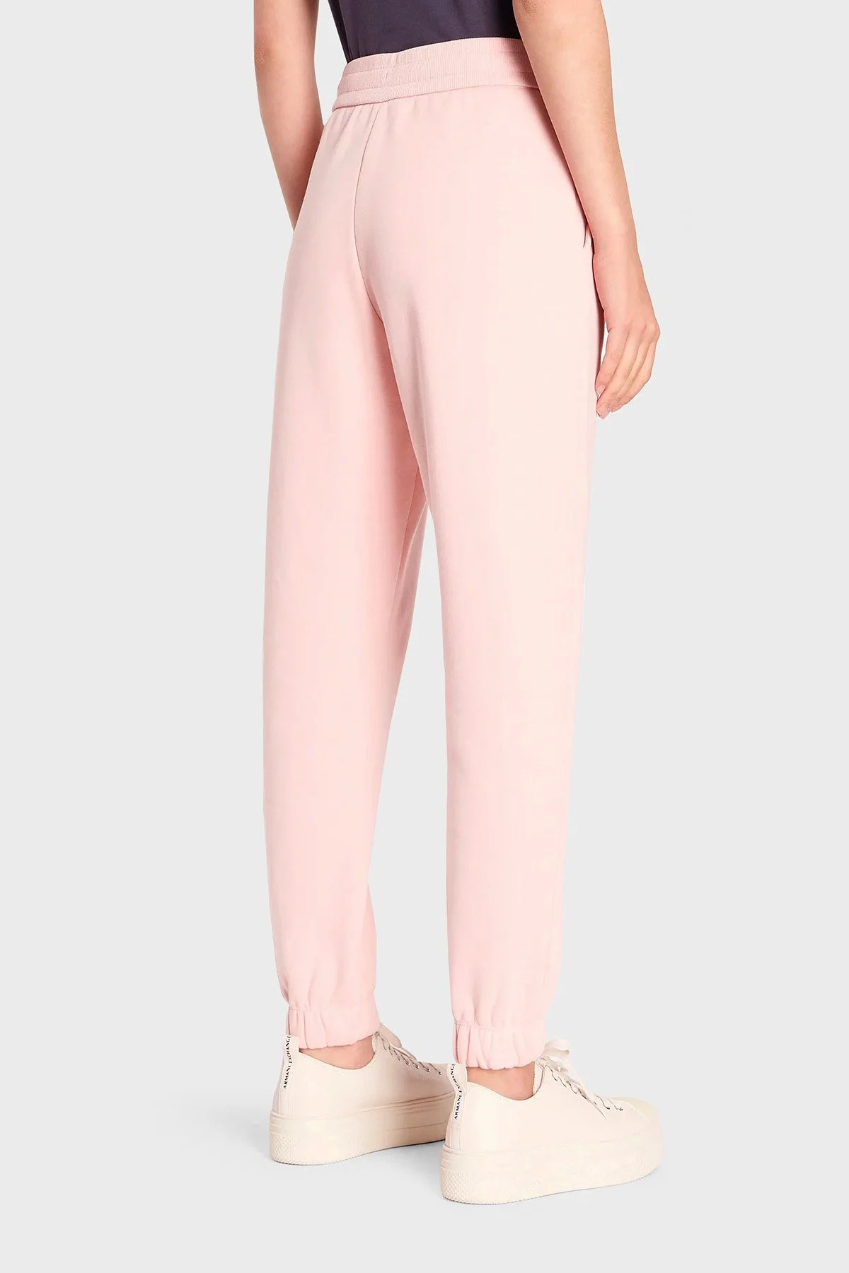 Armani Exchange Pamuklu Regular Fit Jogger Spor Kadın Pantolon 6RYP94 YJEFZ 7415 PEMBE - 3
