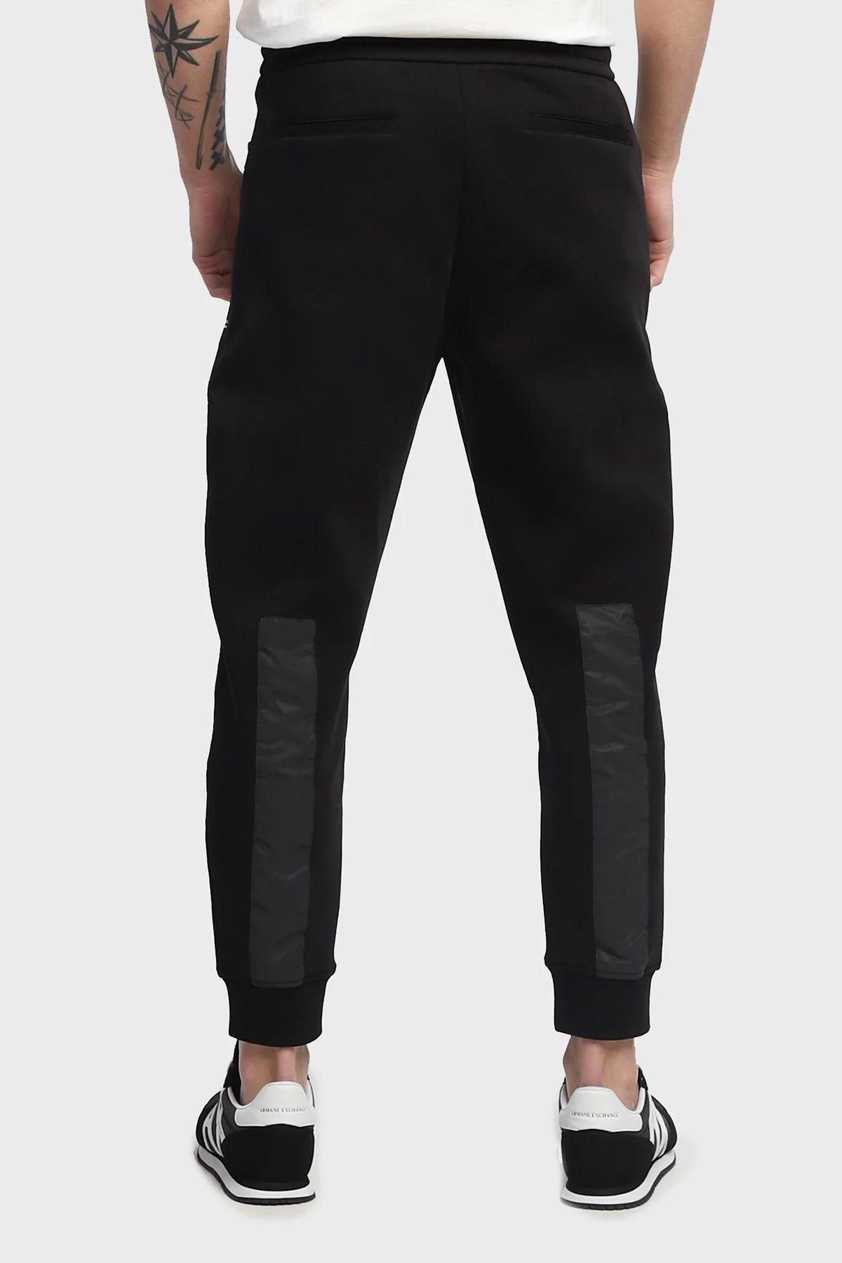 Armani Exchange Pamuklu Regular Fit Jogger Spor Erkek Pantolon 3LZPLB ZJZGZ 22AG SİYAH - 4