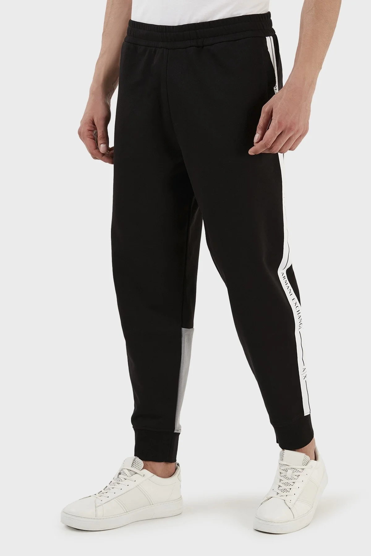 Armani Exchange Pamuklu Regular Fit Jogger Spor Erkek Pantolon 3RZPFB ZJDEZ 52AF SİYAH - 3