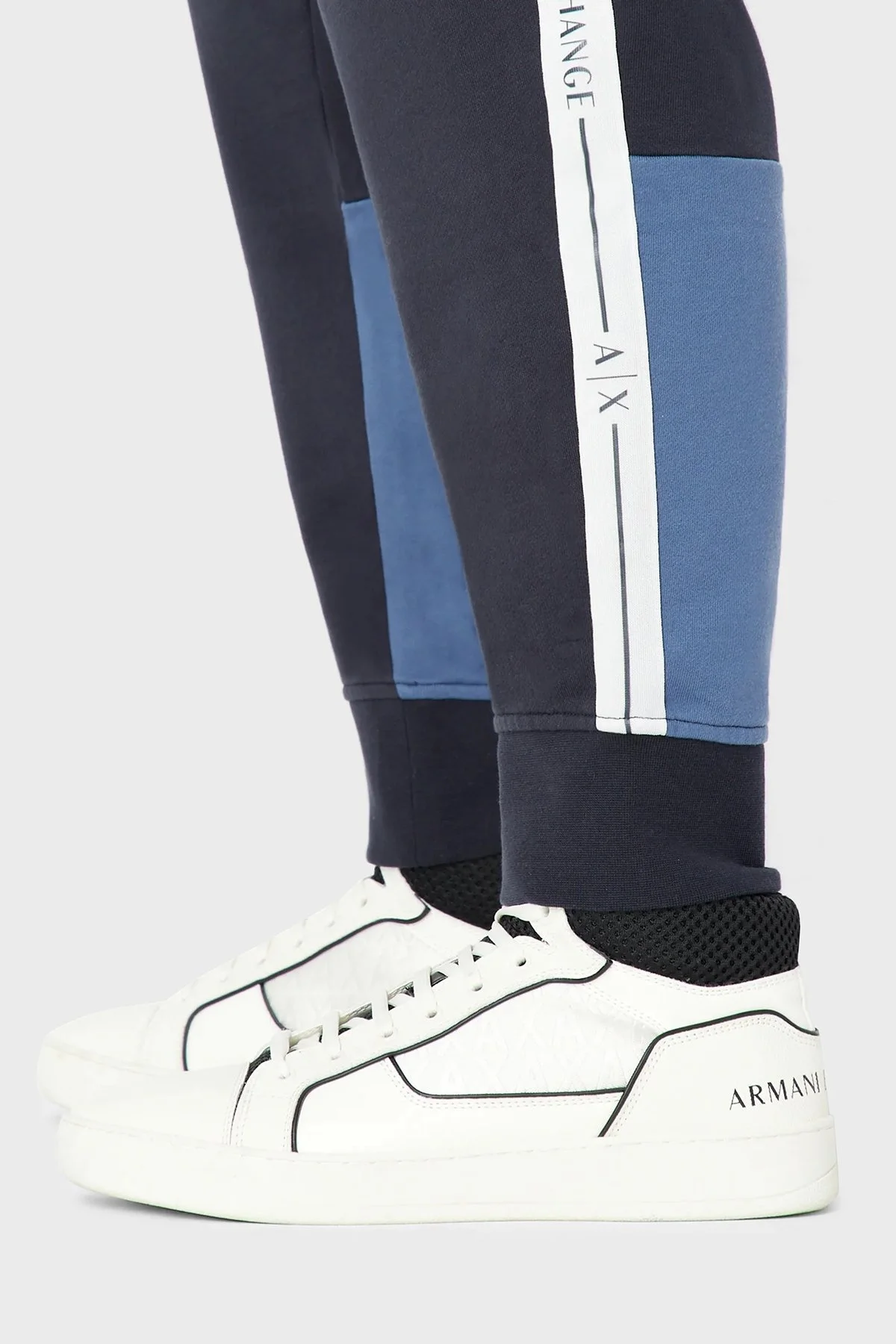 Armani Exchange Pamuklu Regular Fit Jogger Spor Erkek Pantolon 3RZPFB ZJDEZ 85CE LACİVERT - 5
