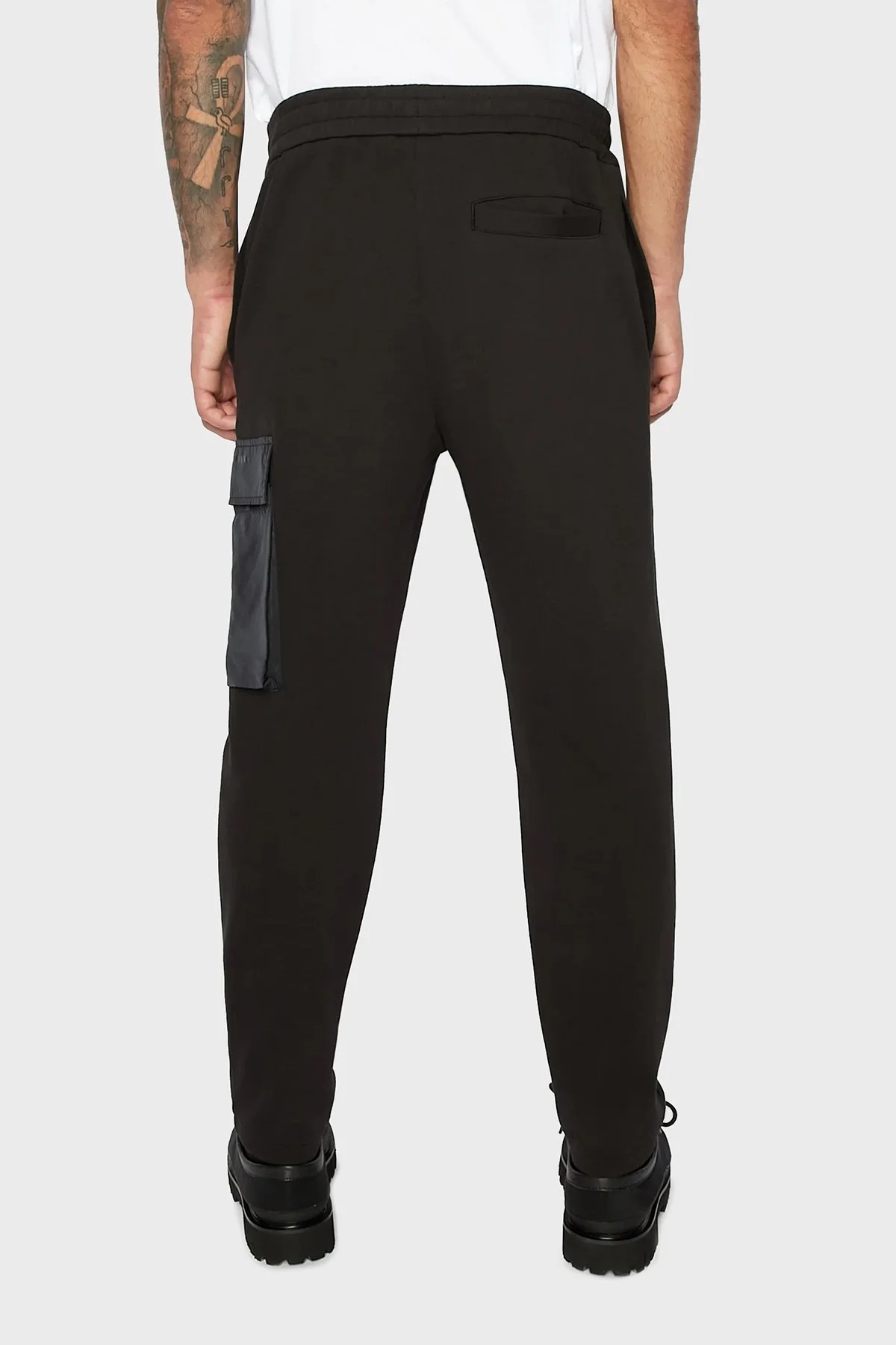 Armani Exchange Pamuklu Regular Fit Jogger Spor Erkek Pantolon 3RZPFE ZJXGZ 1200 SİYAH - 2