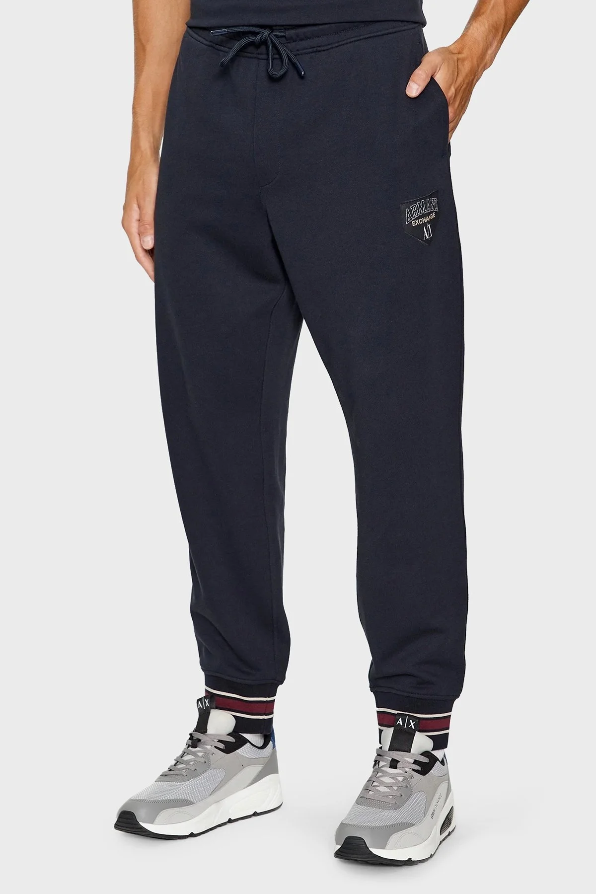 Armani Exchange Pamuklu Regular Fit Jogger Spor Erkek Pantolon 6RZPJF ZJDPZ 1510 LACİVERT - 6