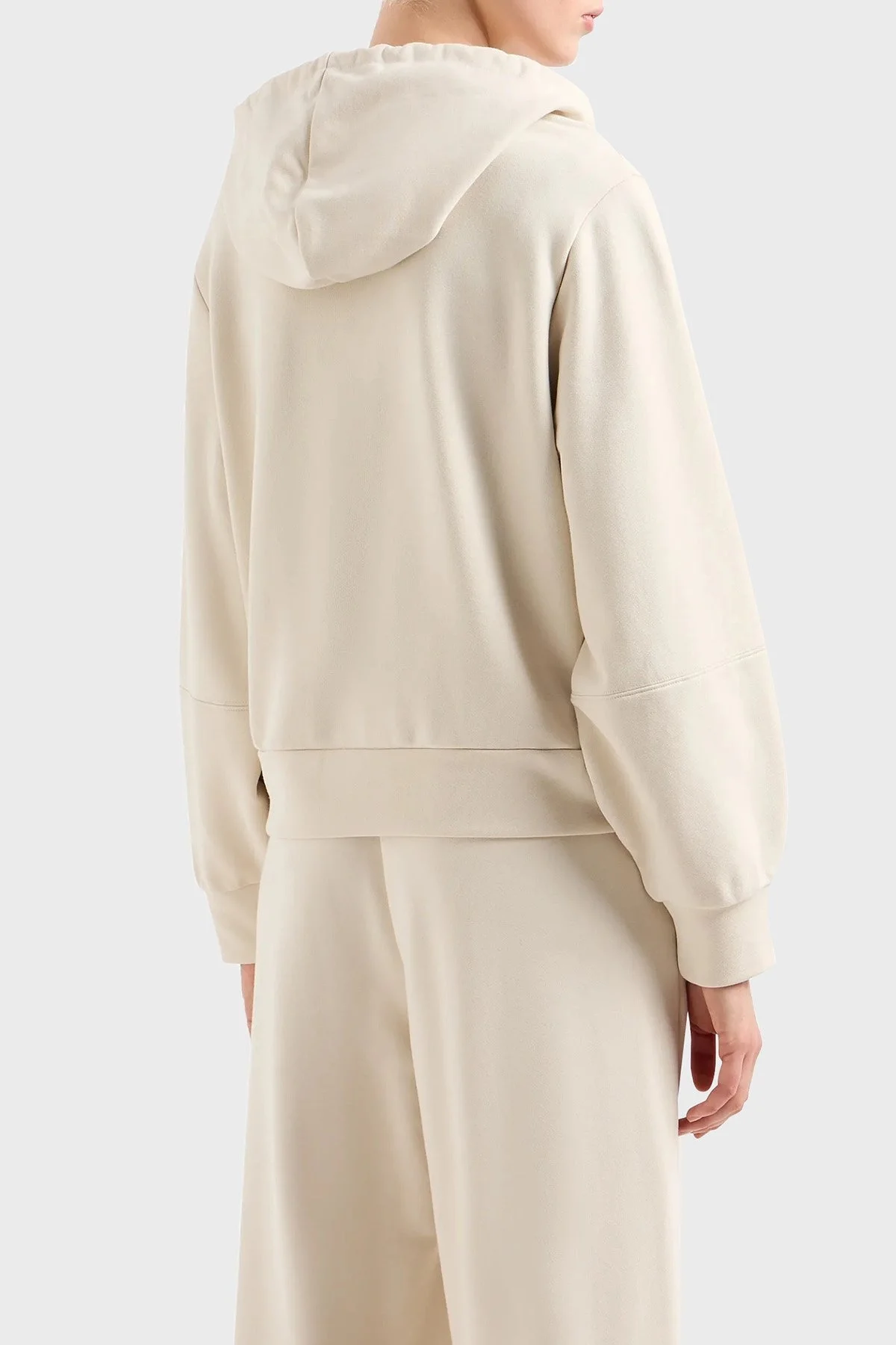 Armani Exchange Pamuklu Regular Fit Kapüşonlu Bayan Sweat 3DYM12 YJFFZ 1787 BEJ - 8