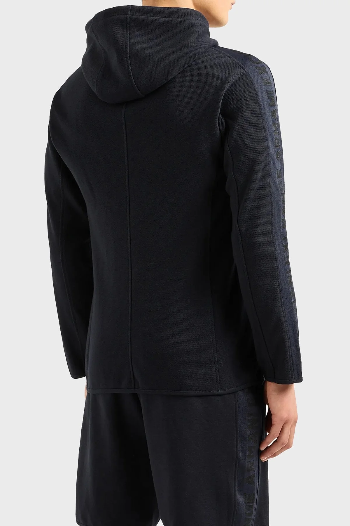 Armani Exchange Pamuklu Regular Fit Kapüşonlu Erkek Ceket 3DZGLA ZJLGZ 1583 LACİVERT - 3