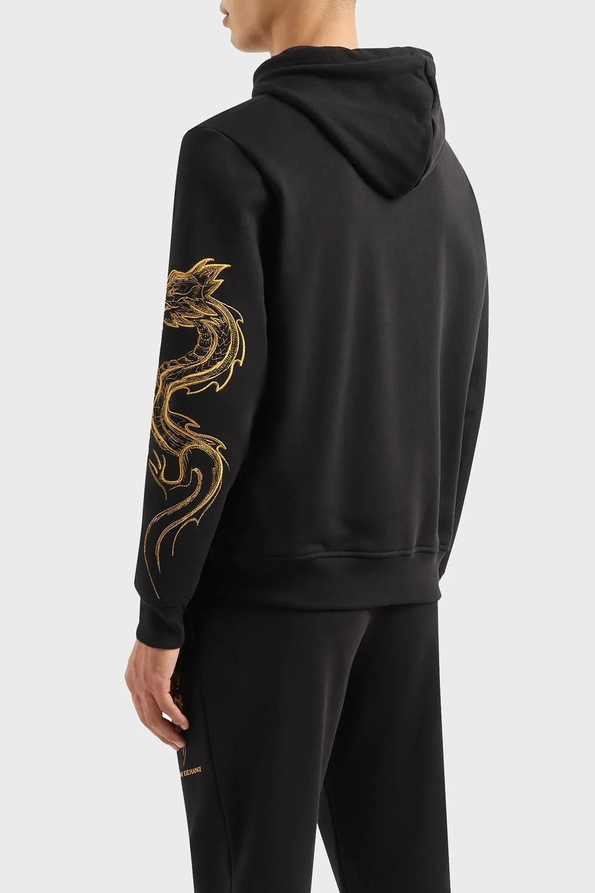 Armani Exchange Pamuklu Regular Fit Kapüşonlu Erkek Sweat 3DZMGH ZJ4XZ 1200 SİYAH - 2
