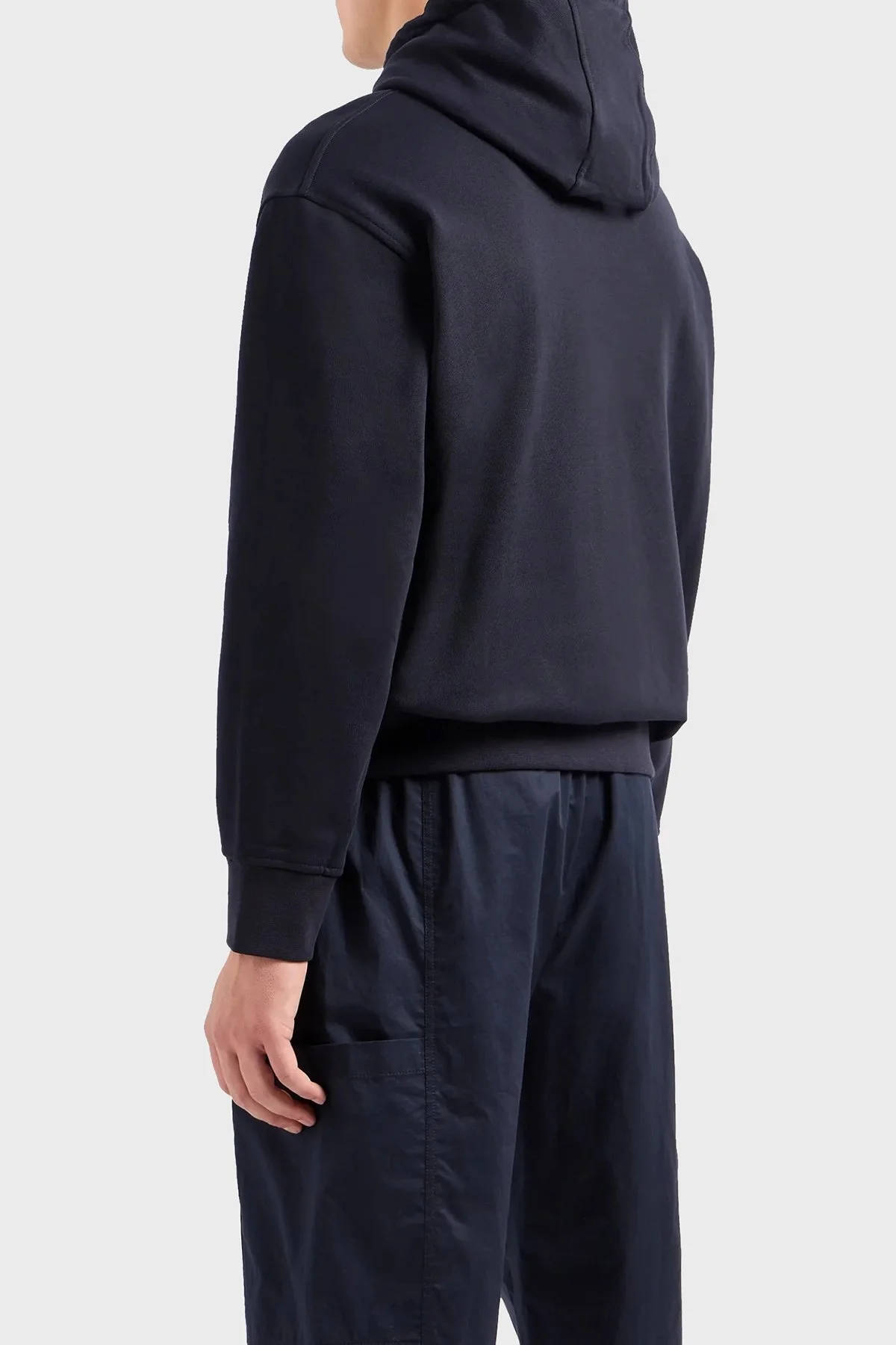 Armani Exchange Pamuklu Regular Fit Kapüşonlu Erkek Sweat 3DZMLF ZJ4XZ 1583 LACİVERT - 2