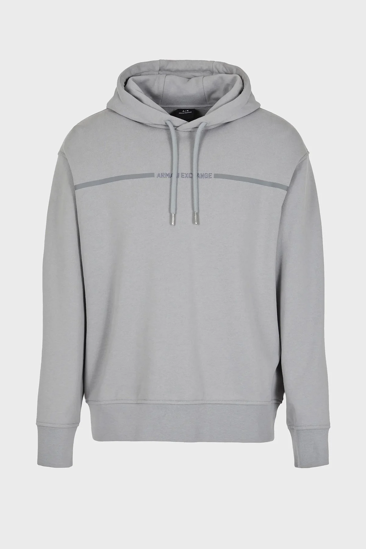 Armani Exchange Pamuklu Regular Fit Kapüşonlu Erkek Sweat 3DZMLF ZJ4XZ 1996 GRİ - 10