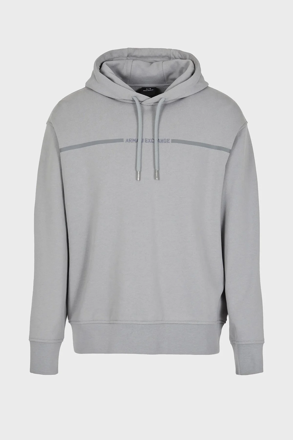 Armani Exchange Pamuklu Regular Fit Kapüşonlu Erkek Sweat 3DZMLF ZJ4XZ 1996 GRİ - 5
