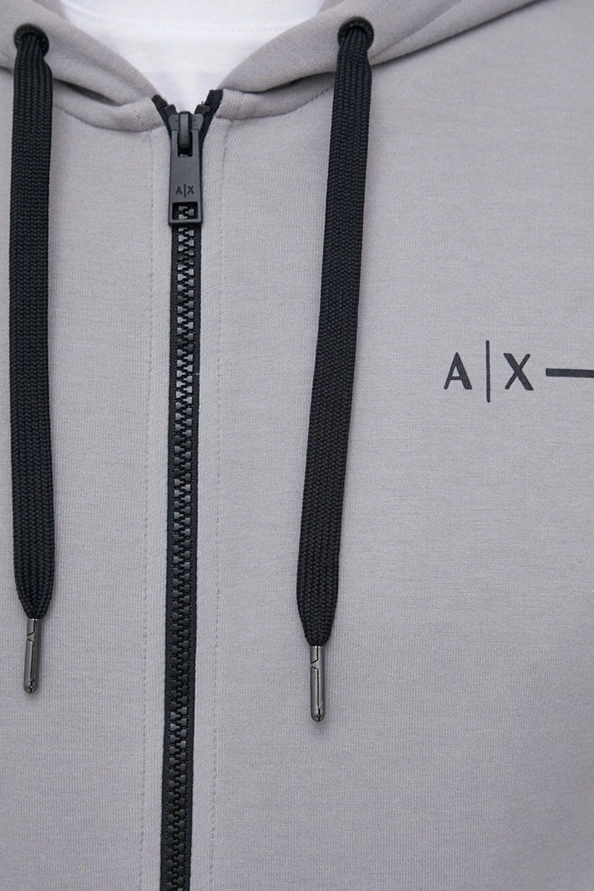 Armani Exchange Pamuklu Regular Fit Kapüşonlu Erkek Sweat 3RZMBB ZJCAZ 1913 GRİ - 4