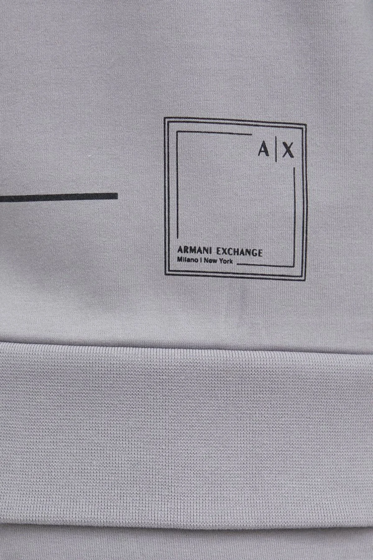 Armani Exchange Pamuklu Regular Fit Kapüşonlu Erkek Sweat 3RZMBB ZJCAZ 1913 GRİ - 6