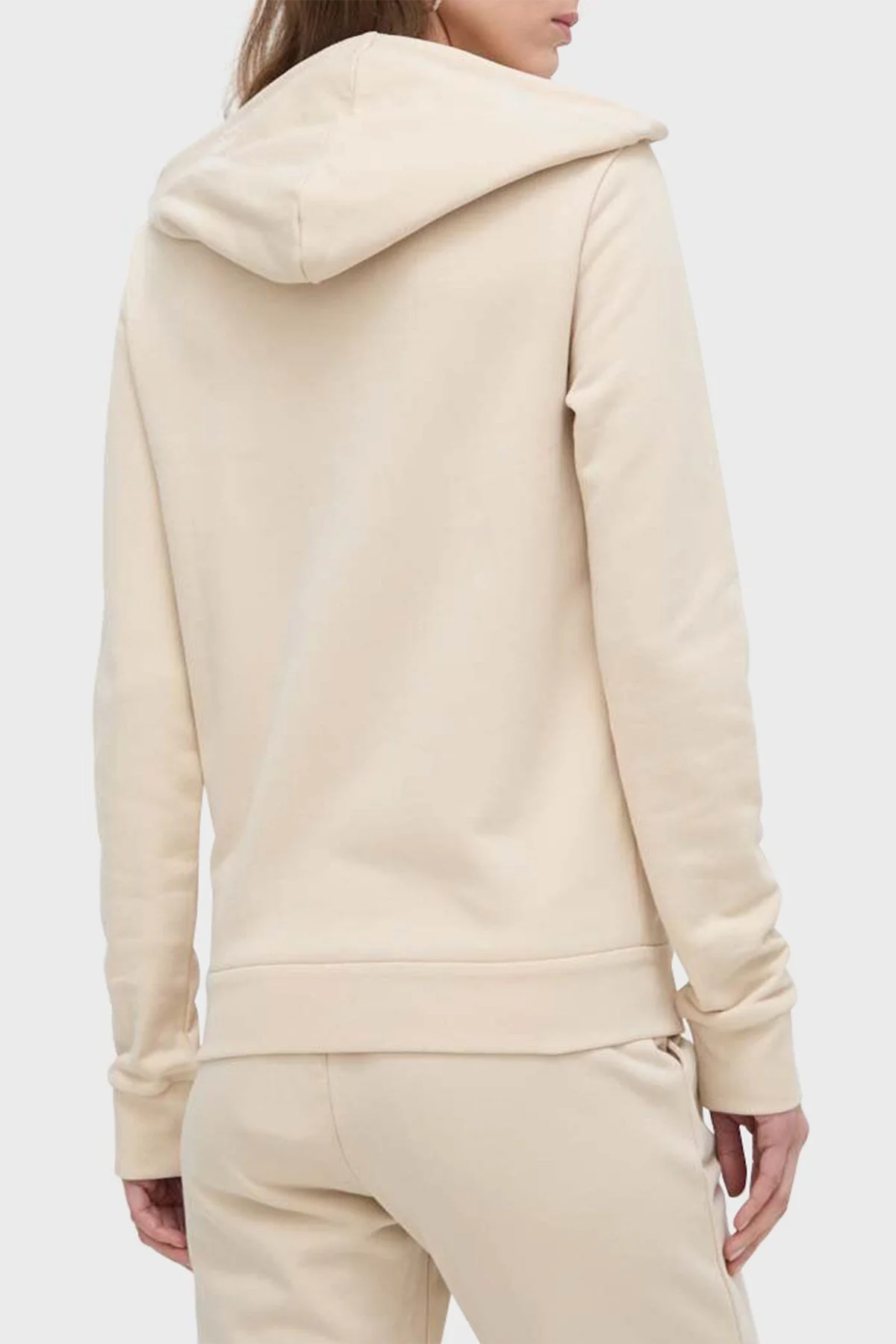 Armani Exchange Pamuklu Regular Fit Kapüşonlu Triko Bayan Sweat 8NYM08 YJ68Z 1787 BEJ - 2