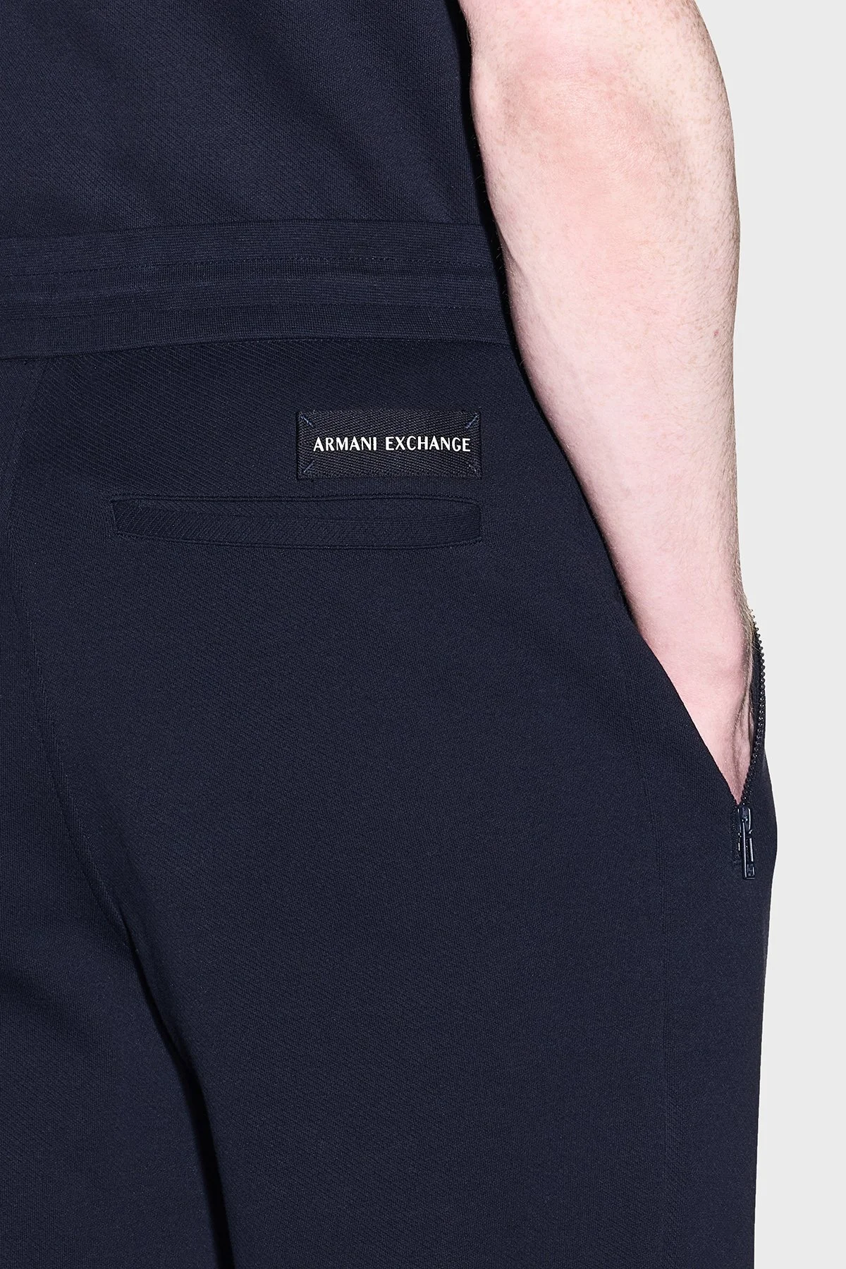 Armani Exchange Pamuklu Regular Fit Lastikli Paça Jogger Erkek Pantolon XM002353 AF21869 UB101 Lacivert - 5