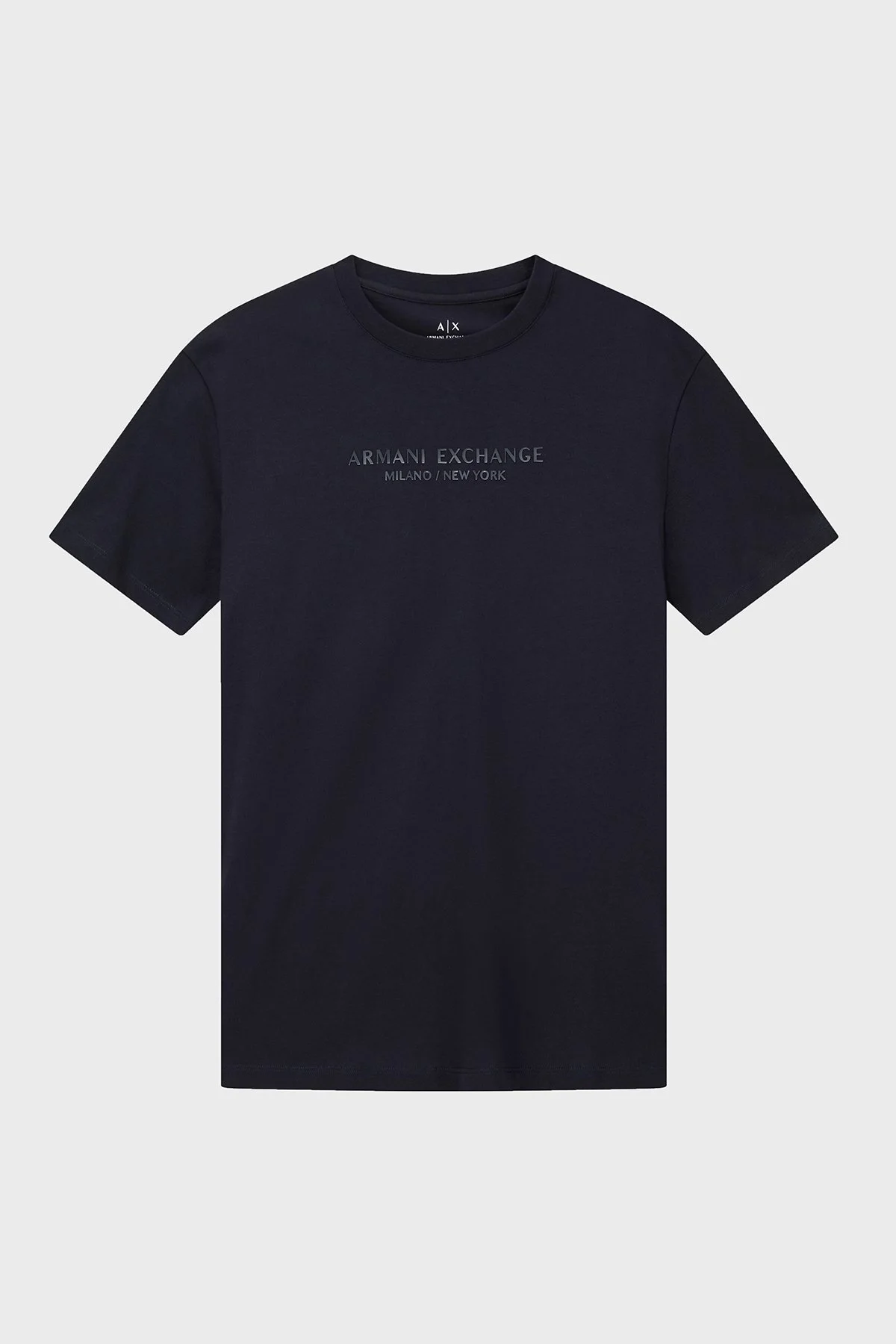Armani Exchange Pamuklu Regular Fit Logo Baskılı Bisiklet Yaka Erkek T Shirt XM001280 AF10361 UB101 LACİVERT - 5