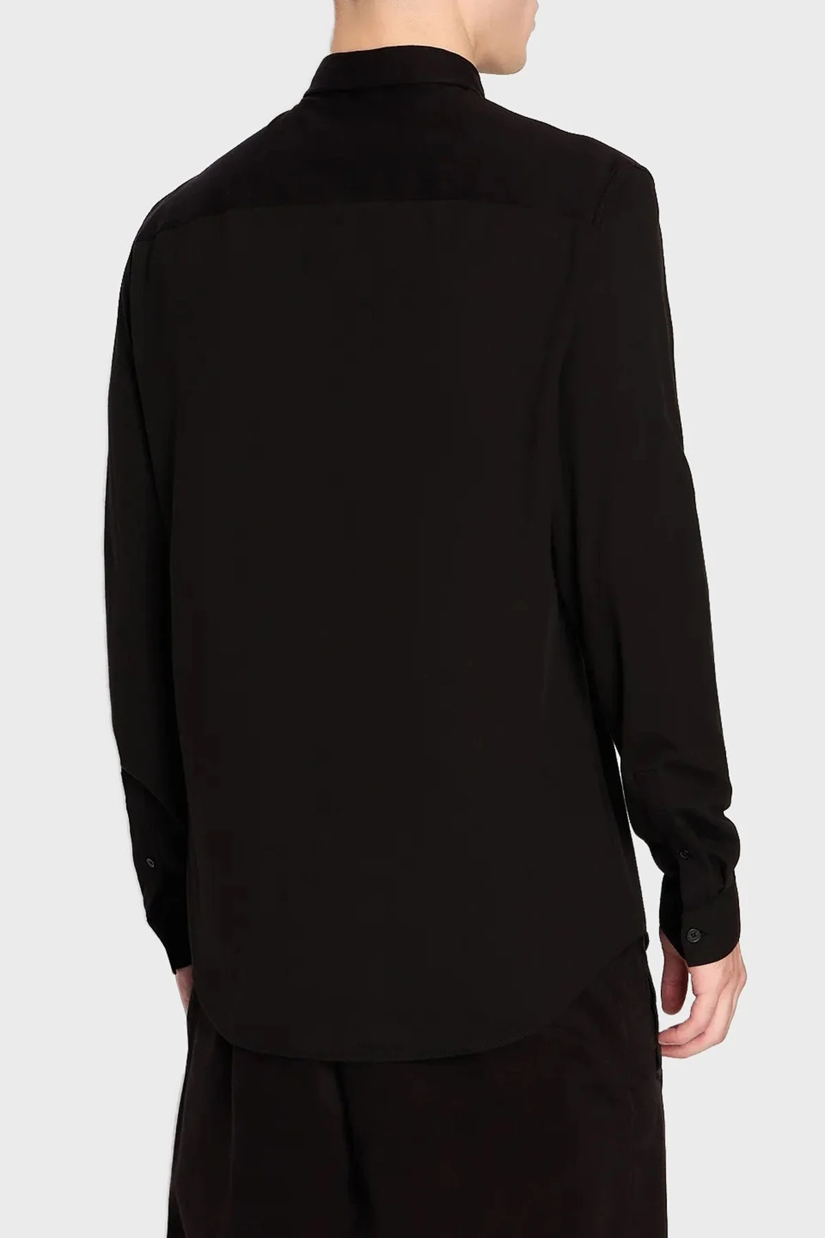 Armani Exchange Pamuklu Regular Fit Logo Detaylı Erkek Gömlek 6RZCHJ ZJYCZ 1200 SİYAH - 2