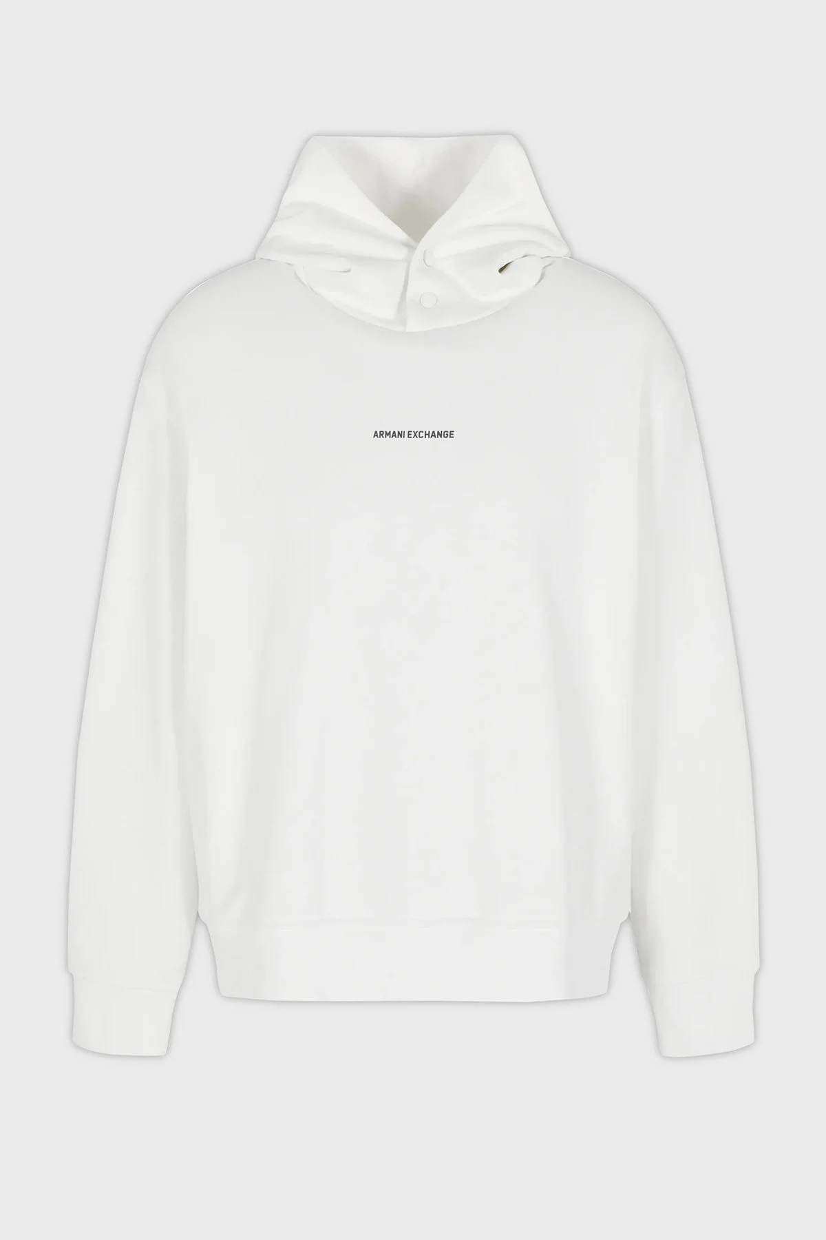 Armani Exchange Pamuklu Regular Fit Logolu Kapüşonlu Erkek Sweat 6DZMLJ ZJ4XZ 1116 BEYAZ - 10