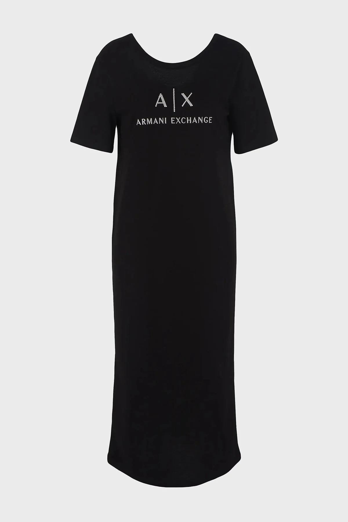 Armani Exchange Pamuklu Regular Fit Midi Bayan Elbise 3DYAAF YJG3Z 1200 SİYAH - 10