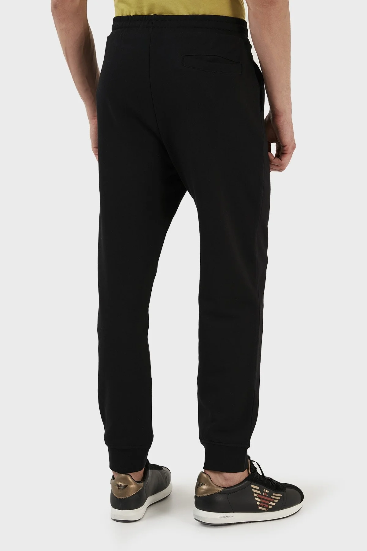 Armani Exchange Pamuklu Regular Fit Polarlı Jogger Spor Erkek Pantolon 3RZPAQ ZJTDZ 1200 SİYAH - 6