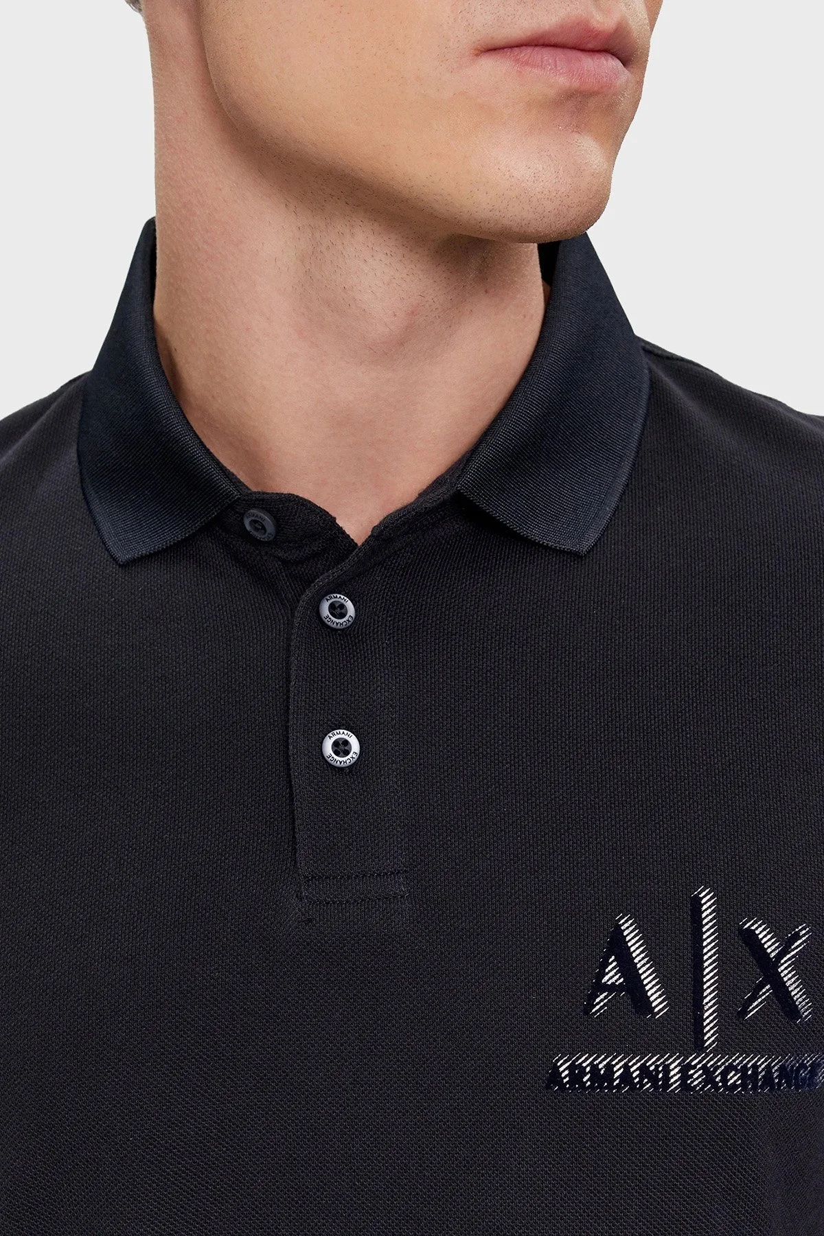 Armani Exchange Pamuklu Regular Fit Polo Yaka T Shir Erkek Polo Yaka T Shirt 3DZFSB ZJM5Z 1583 LACİVERT - 8