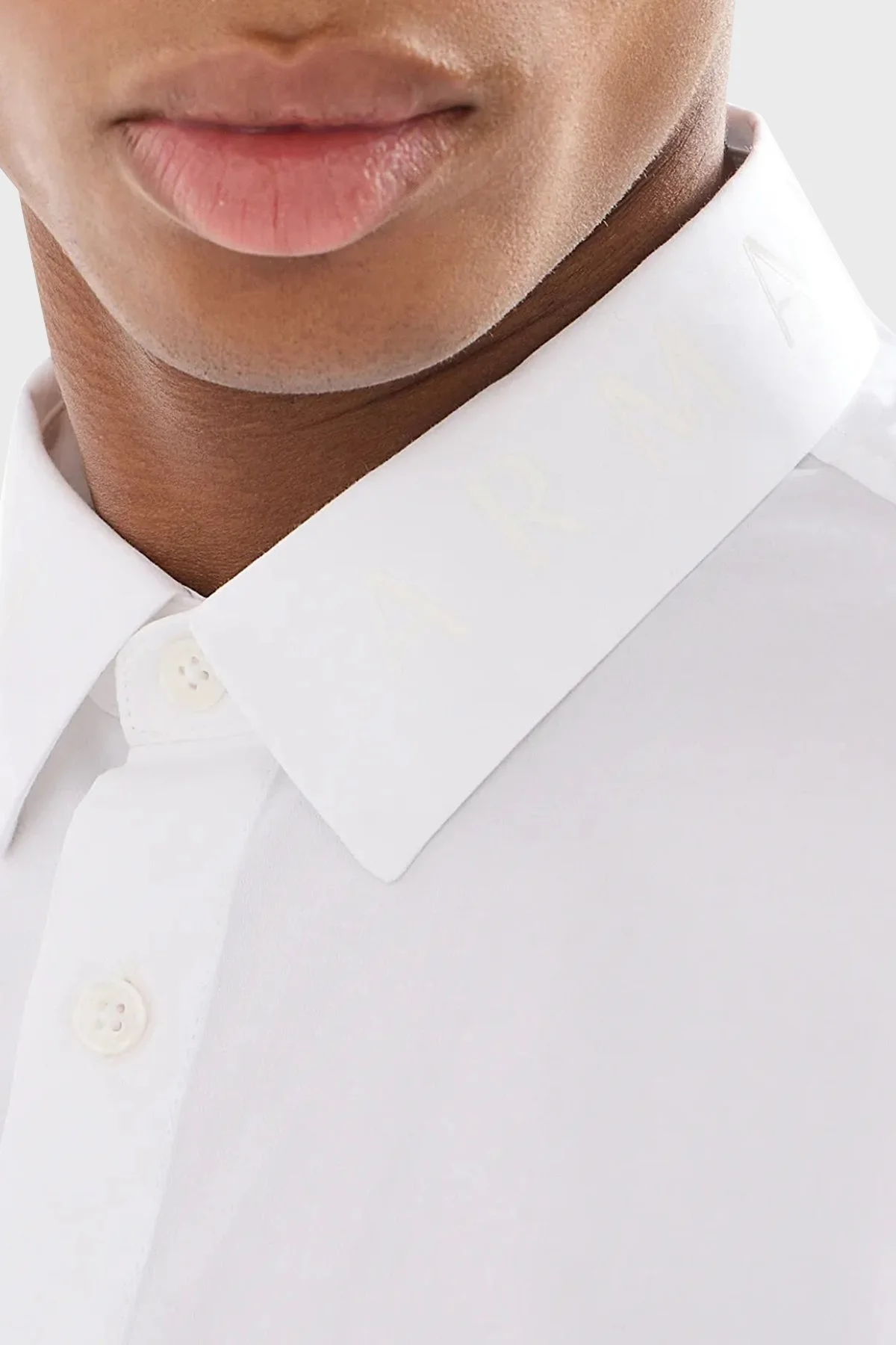 Armani Exchange Pamuklu Regular Fit Poplin Erkek Gömlek 3DZC36 ZNAUZ 1100 BEYAZ - 3