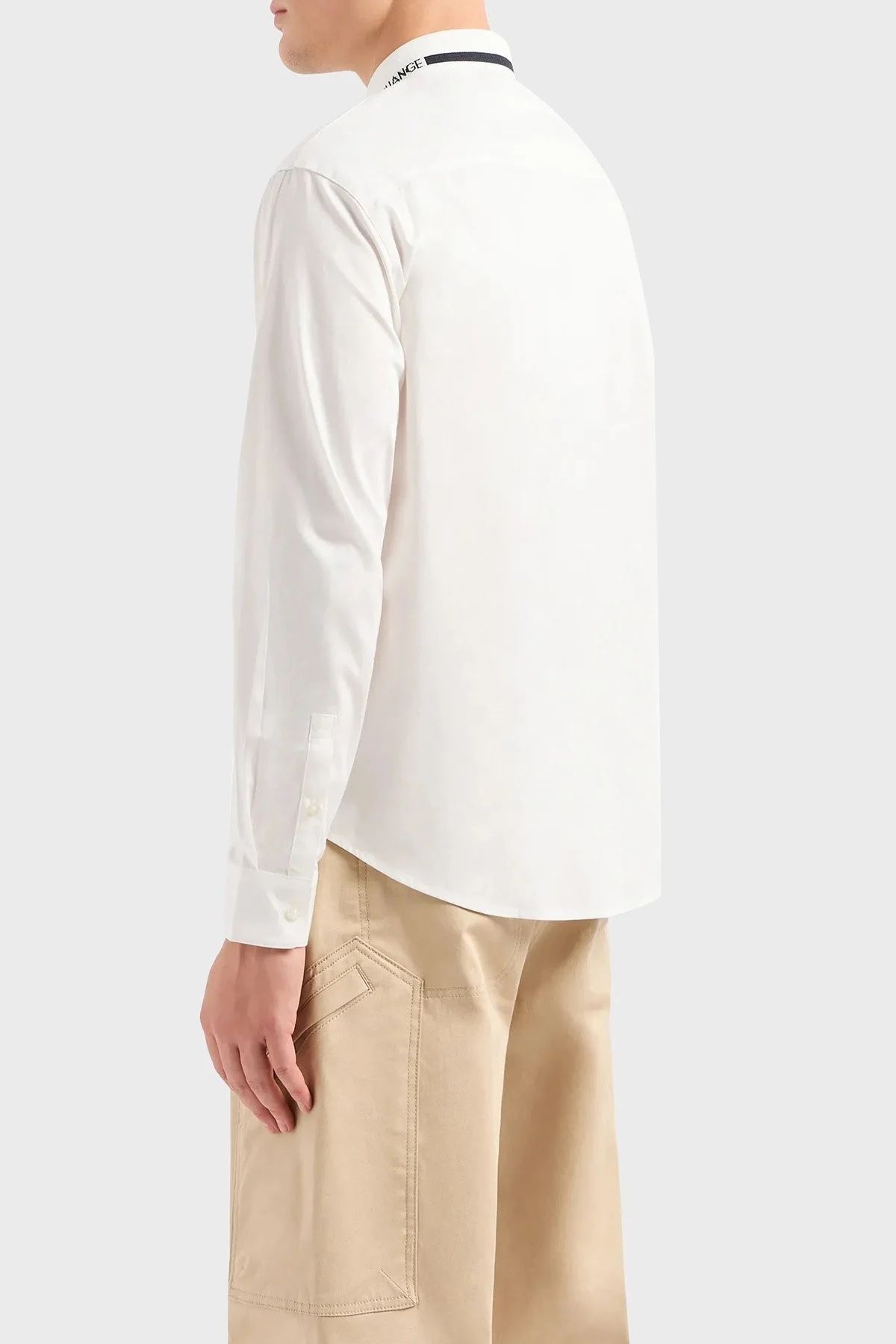 Armani Exchange Pamuklu Regular Fit Poplin Erkek Gömlek 3DZCL6 ZN10Z 1116 BEYAZ - 2