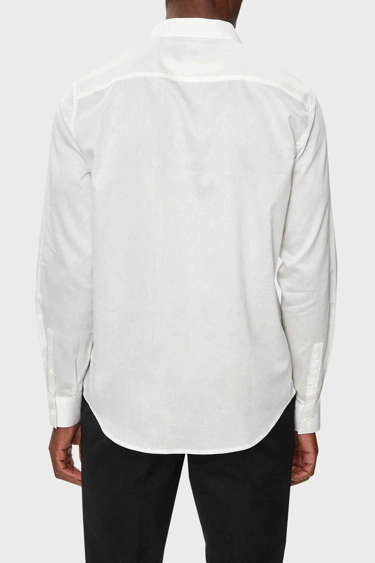 Armani Exchange Pamuklu Regular Fit Saten Erkek Gömlek 6DZC27 ZNZRZ 1116 BEYAZ - 2