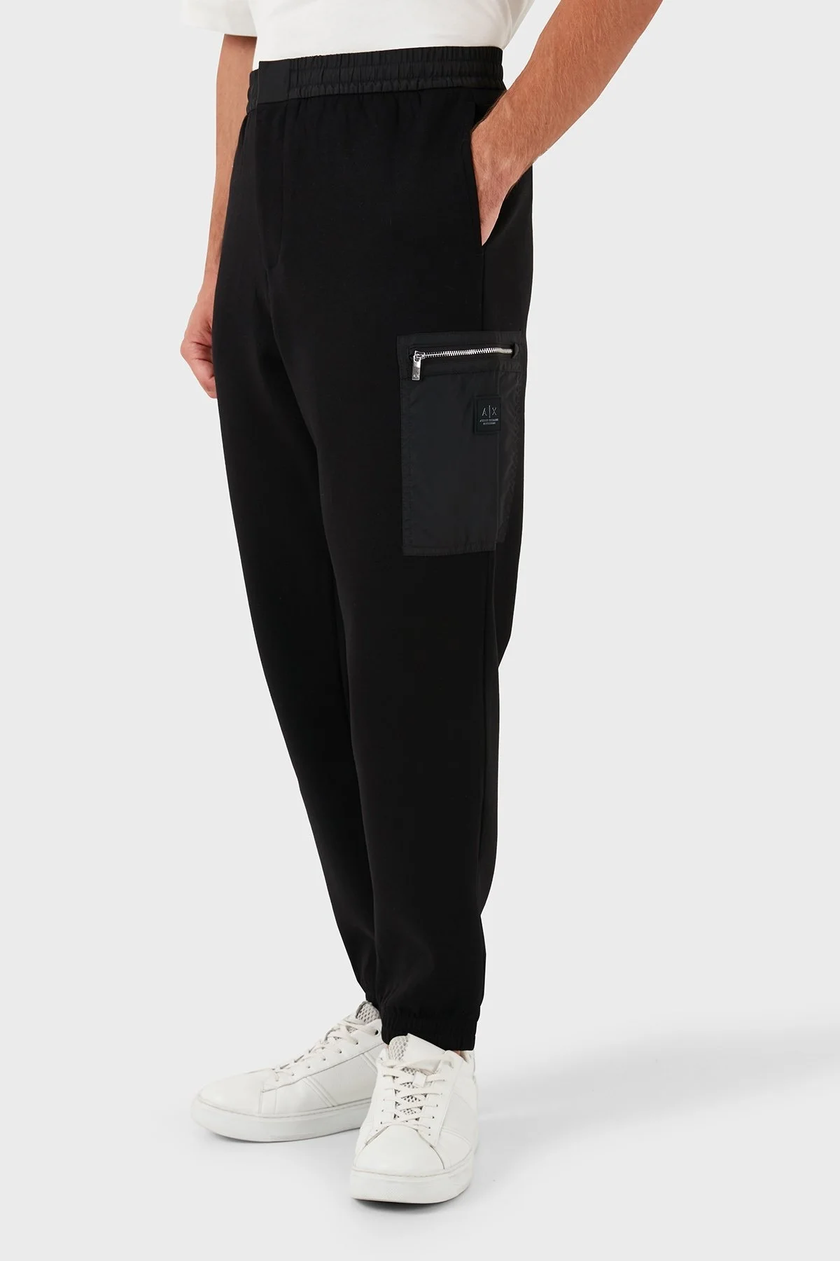 Armani Exchange Pamuklu Regular Fit Spor Erkek Pantolon XM000084 AF10818 UC001 SİYAH - 3