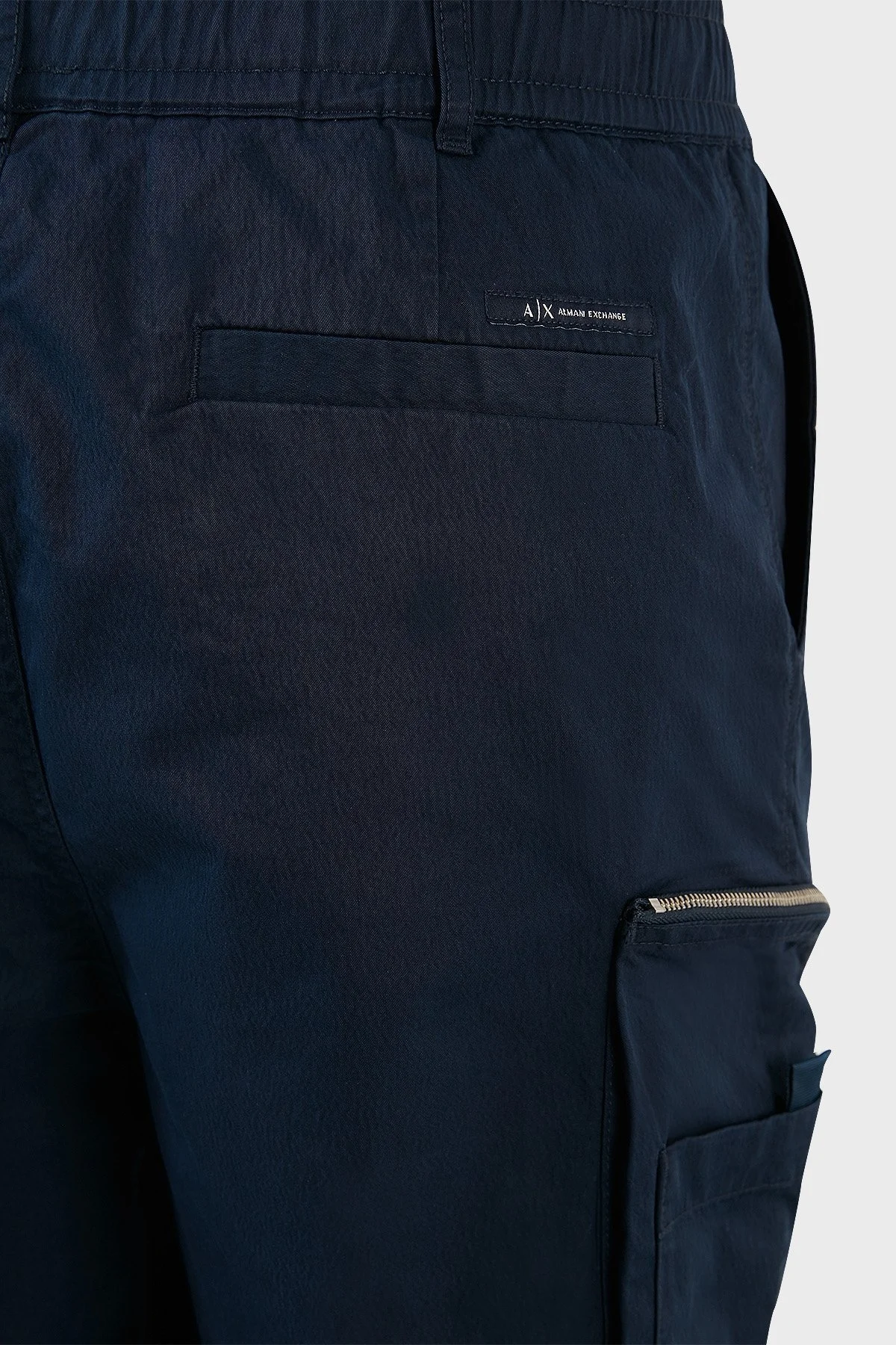 Armani Exchange Pamuklu Regular Fit Streç Kargo Erkek Bermuda 3LZS16 ZNCBZ 15BA LACİVERT - 5