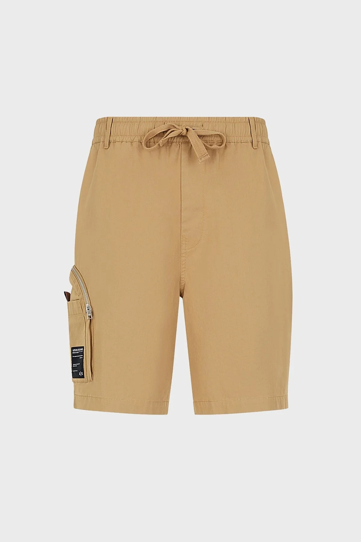 Armani Exchange Pamuklu Regular Fit Streç Kargo Erkek Bermuda 3LZS16 ZNCBZ 1721 BEJ - 5