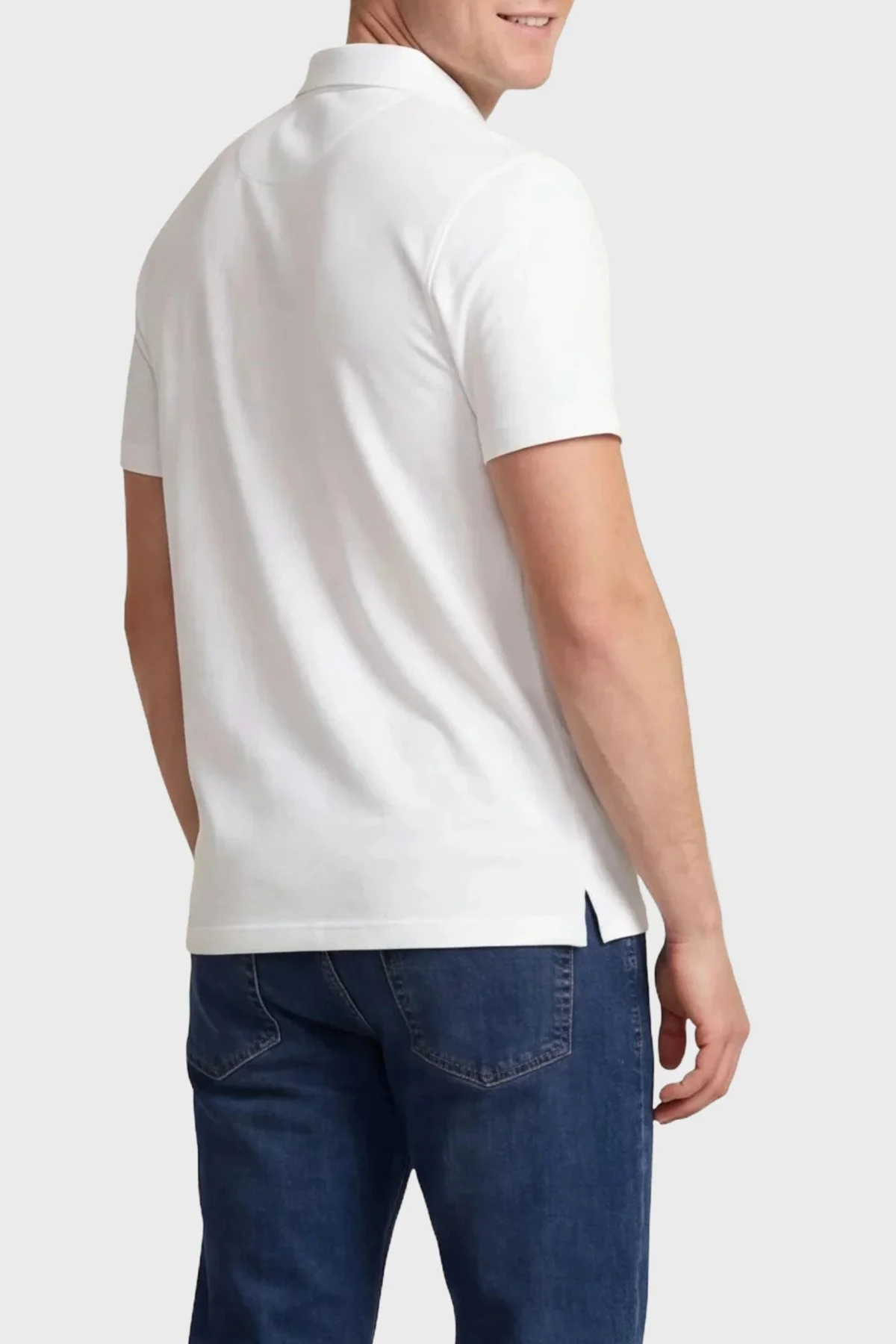 Armani Exchange Pamuklu Regular Logolu Düğmeli Erkek Polo XM002232 AF10364 U0009 BEYAZ - 2