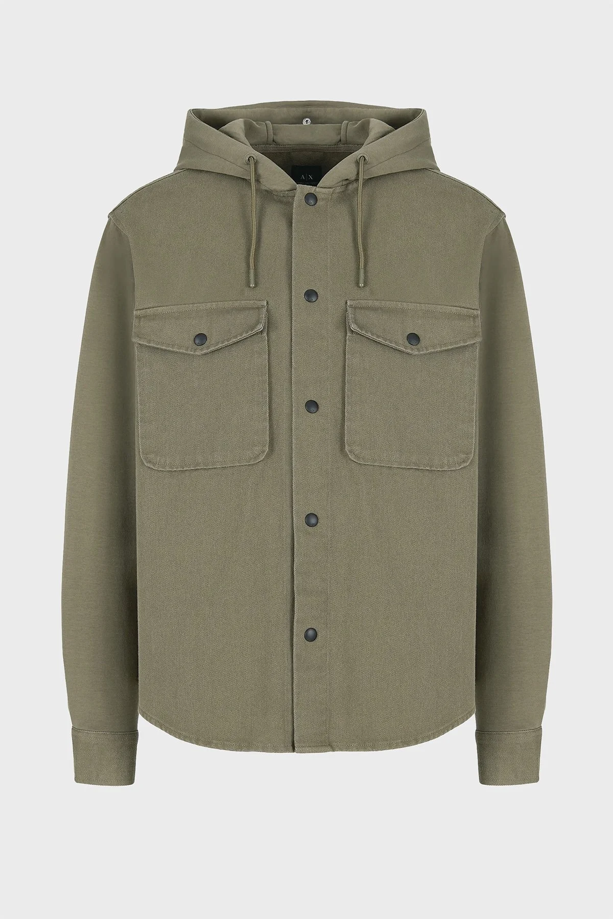 Armani Exchange Pamuklu Relaxed Fit Çift Cepli Kapüşonlu Erkek Gömlek 6RZCL1 Z196Z 1784 HAKİ - 2