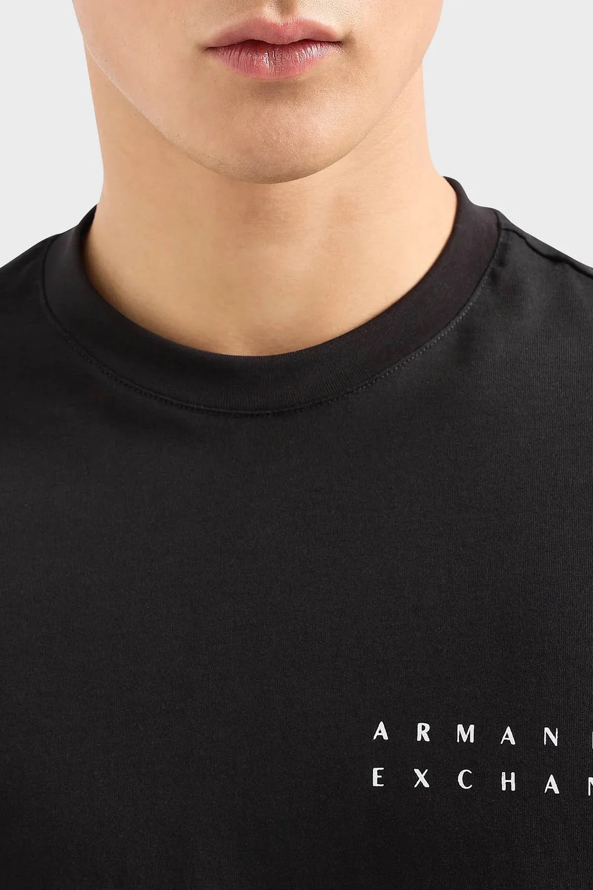 Armani Exchange Pamuklu Relaxed Fit Erkek T Shirt 3DZTHJ ZJBYZ 1200 SİYAH - 3