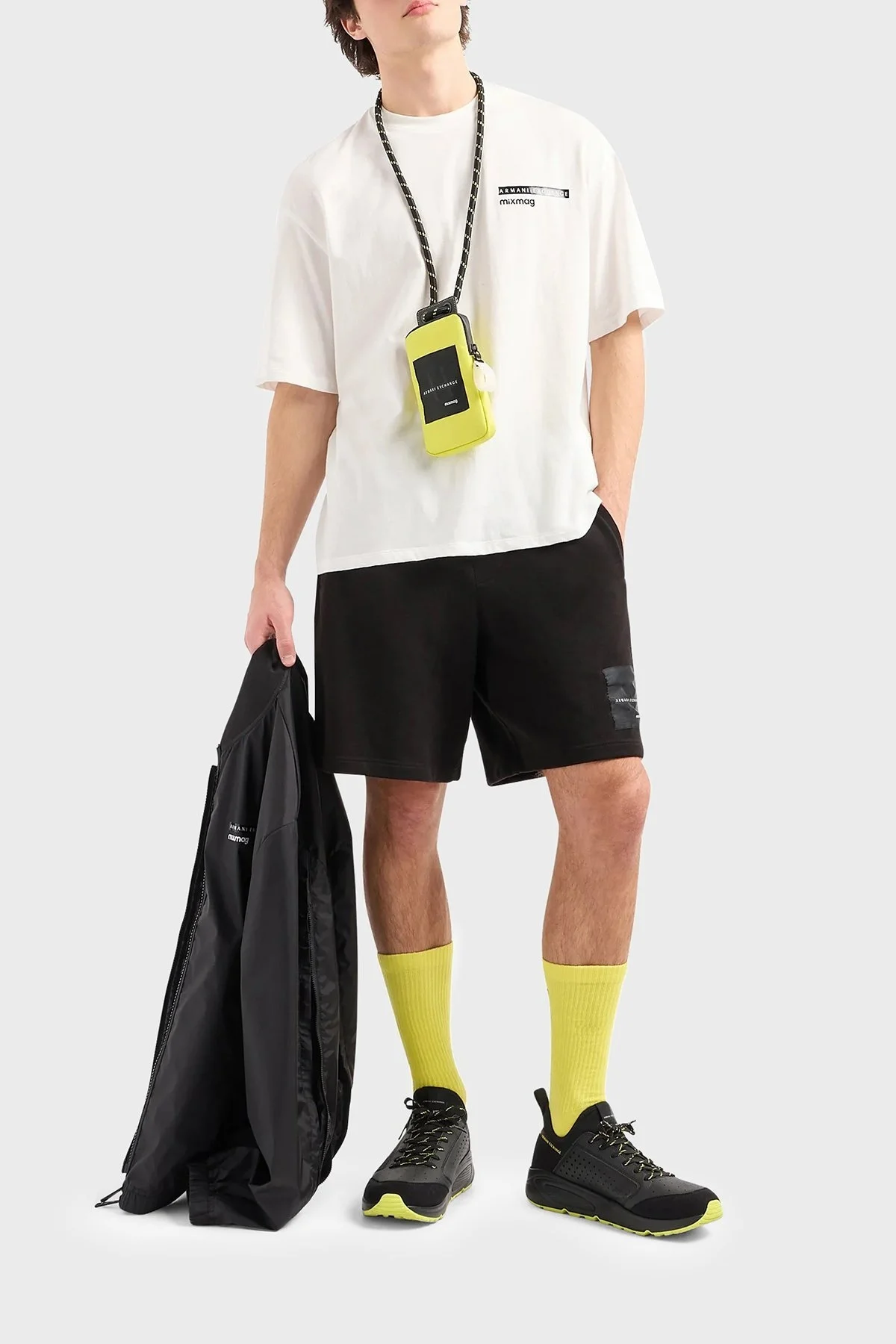 Armani Exchange Pamuklu Relaxed Fit Erkek T Shirt 3DZTJA ZJ8EZ 1116 BEYAZ - 7